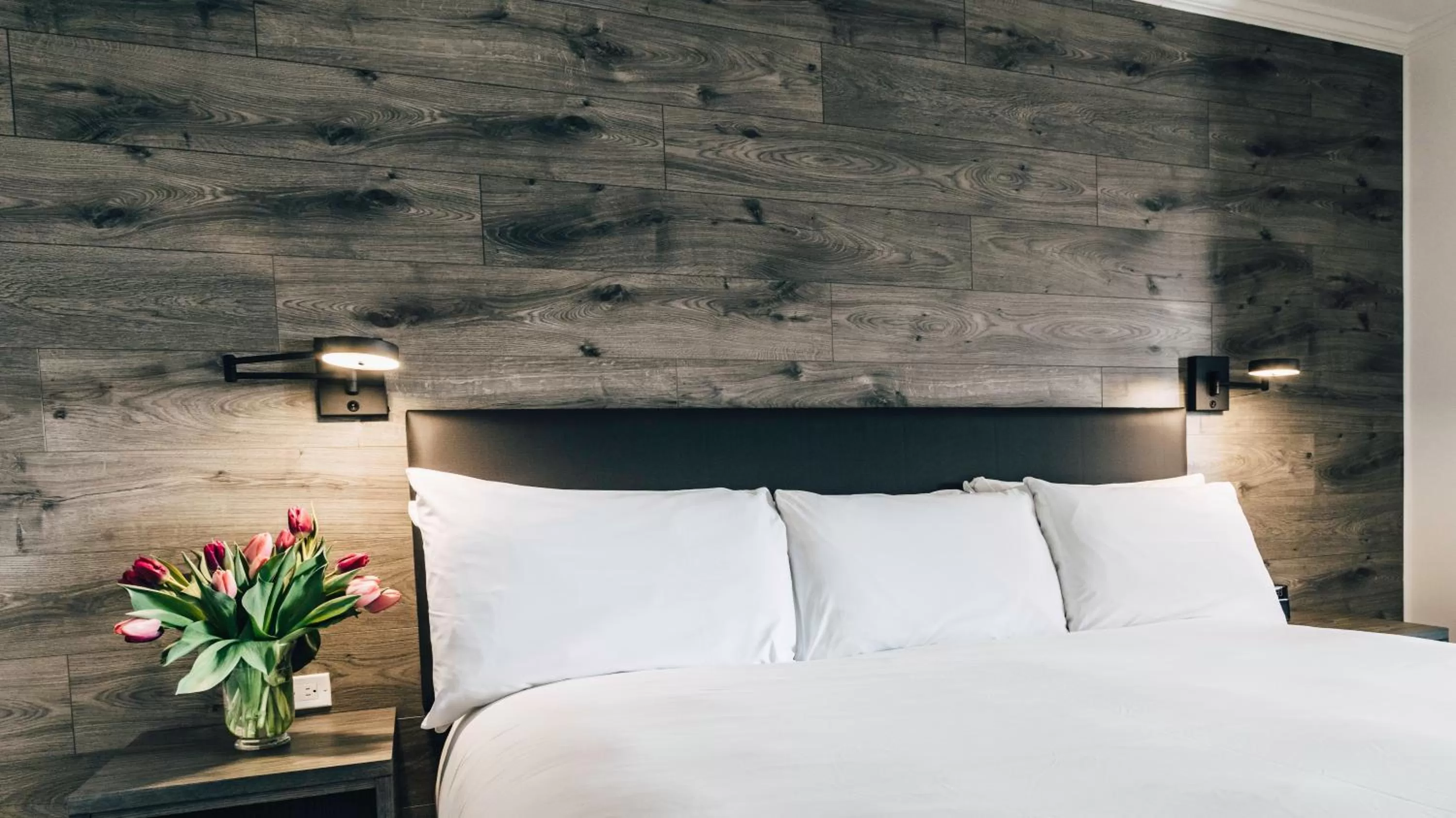 Bed in The Hotel on Pownal