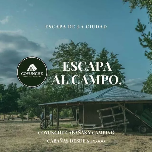Property Logo/Sign in Coyunche Cabañas y Camping Laja & San Rosendo
