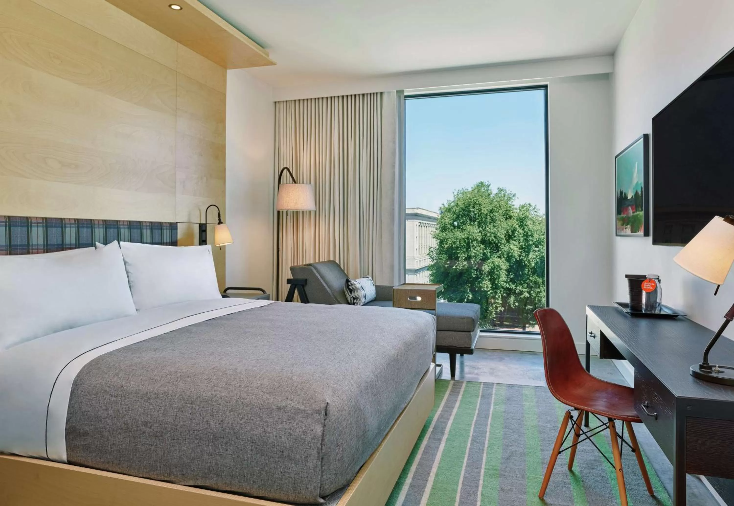 Bedroom, Bed in Canopy by Hilton Portland Pearl District