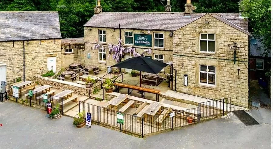 Balcony/Terrace in The Ladybower Inn