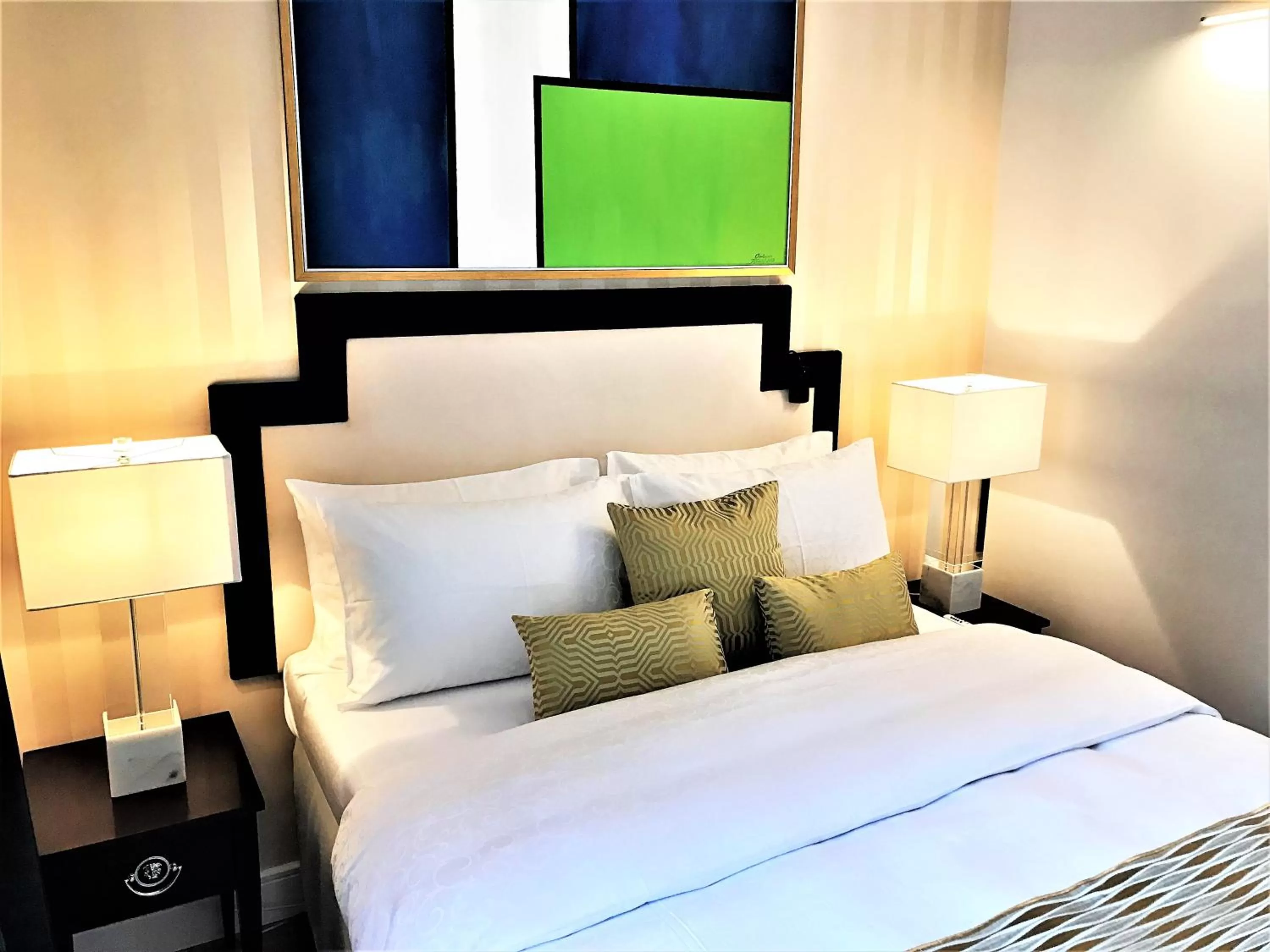 Bedroom, Bed in Luxury Apartments MONDRIAN Market Square II