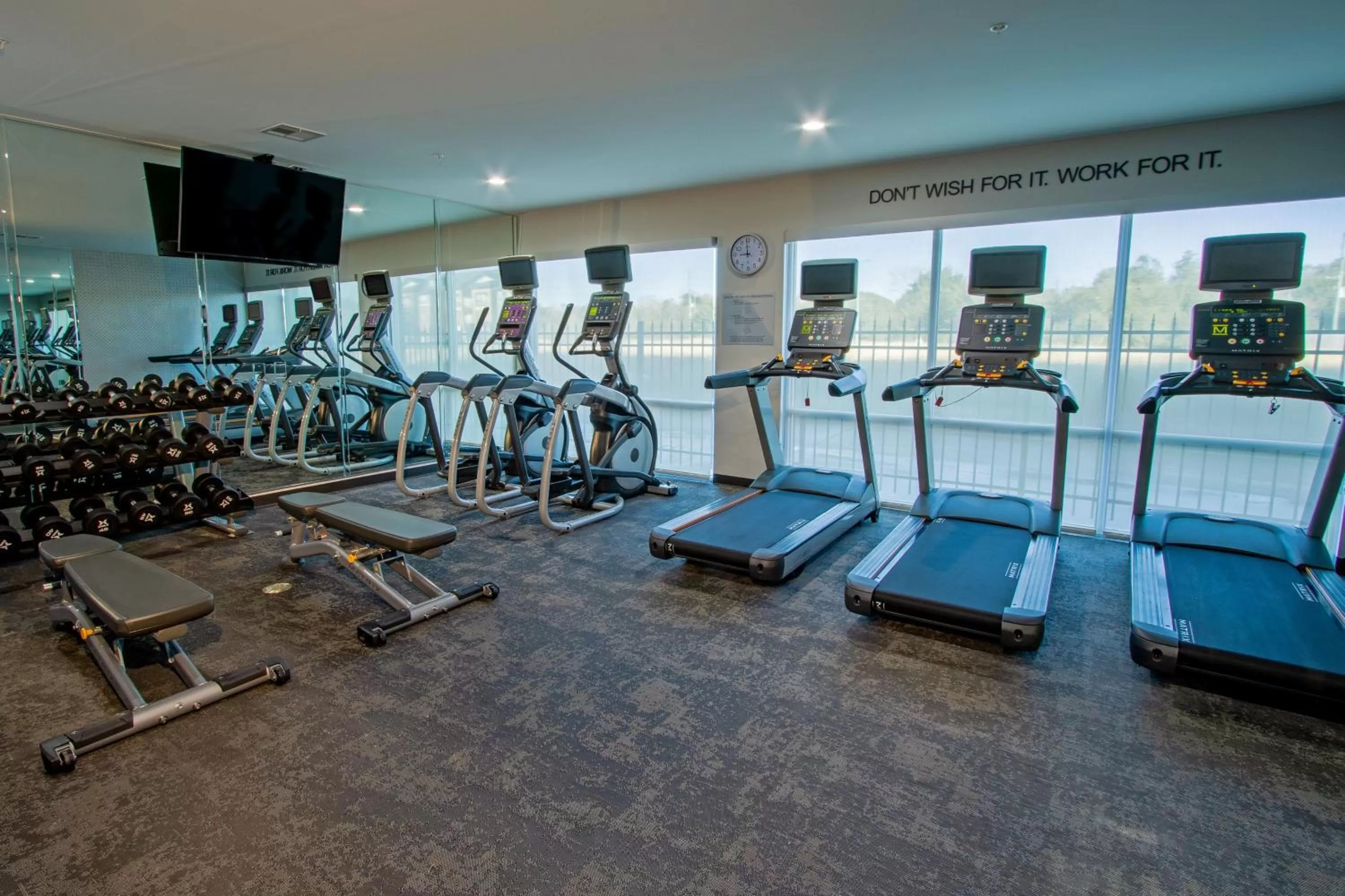 Fitness centre/facilities in Fairfield Inn & Suites Houston Katy