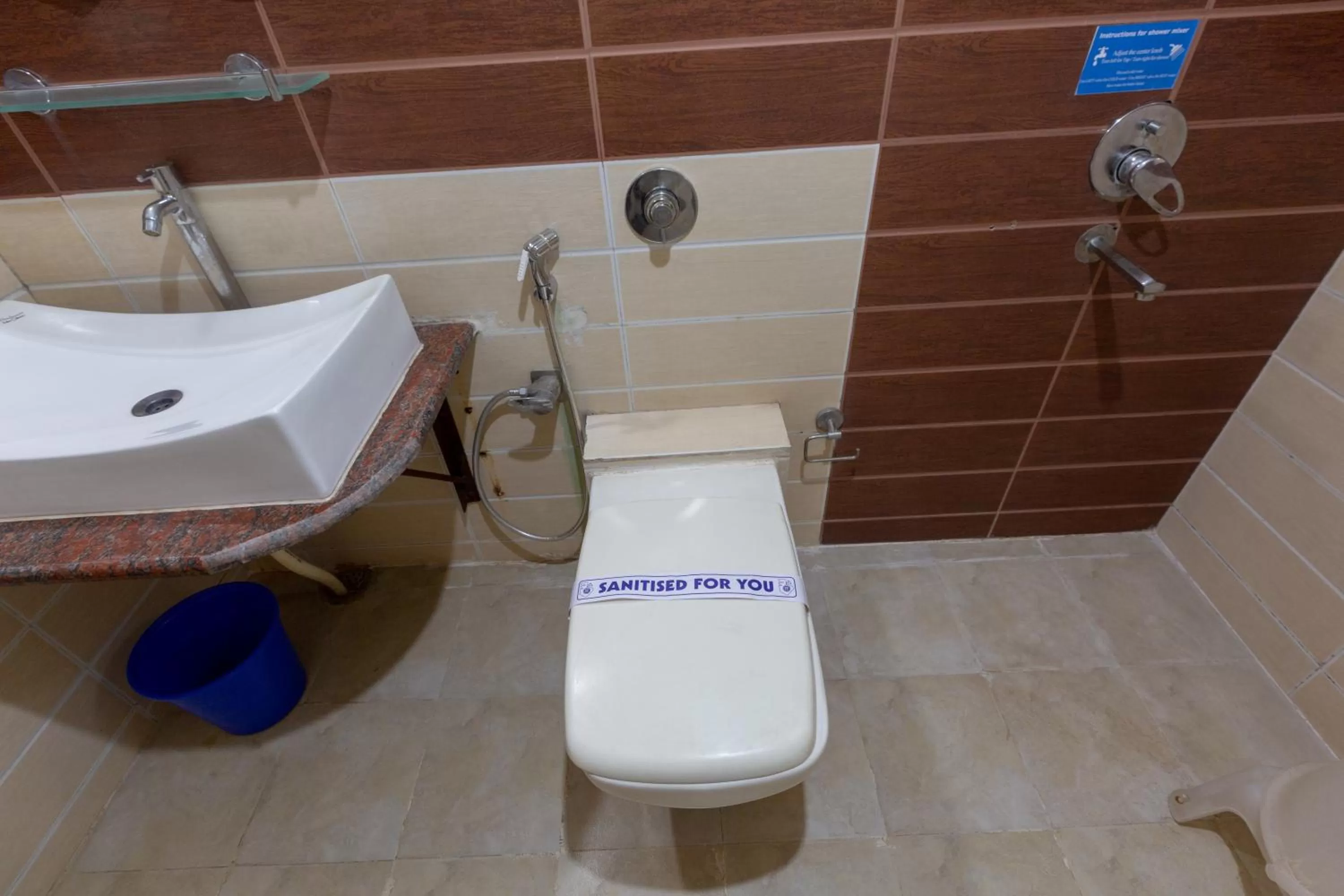 Bathroom in KSTDC Hotel Mayura Bhuvaneshwari Kamalapur