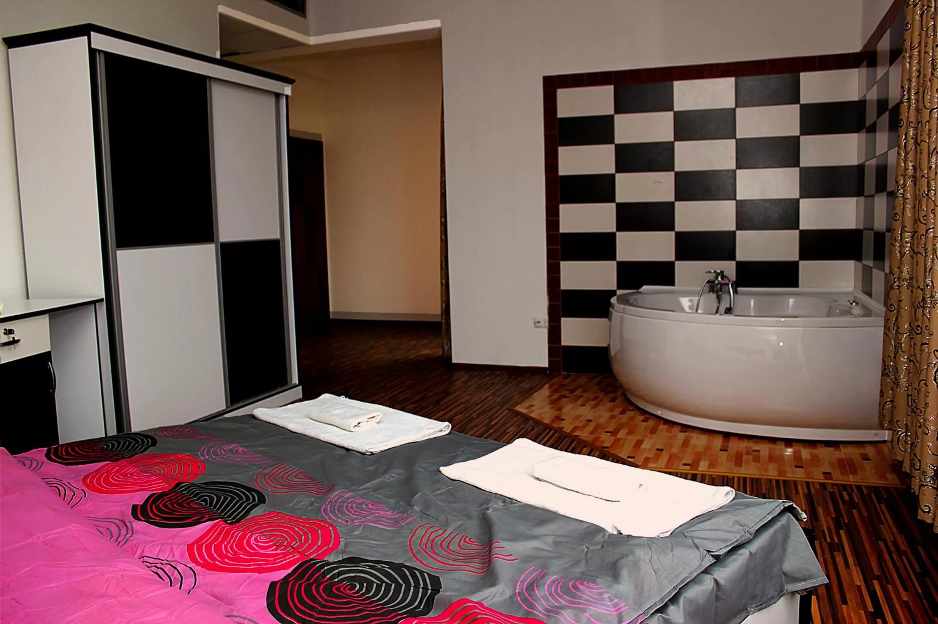 Bed in Hotel Albatros