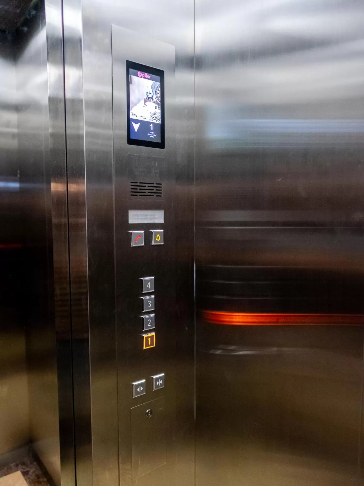 elevator in Three Eight Front One Boutique Batu Malang