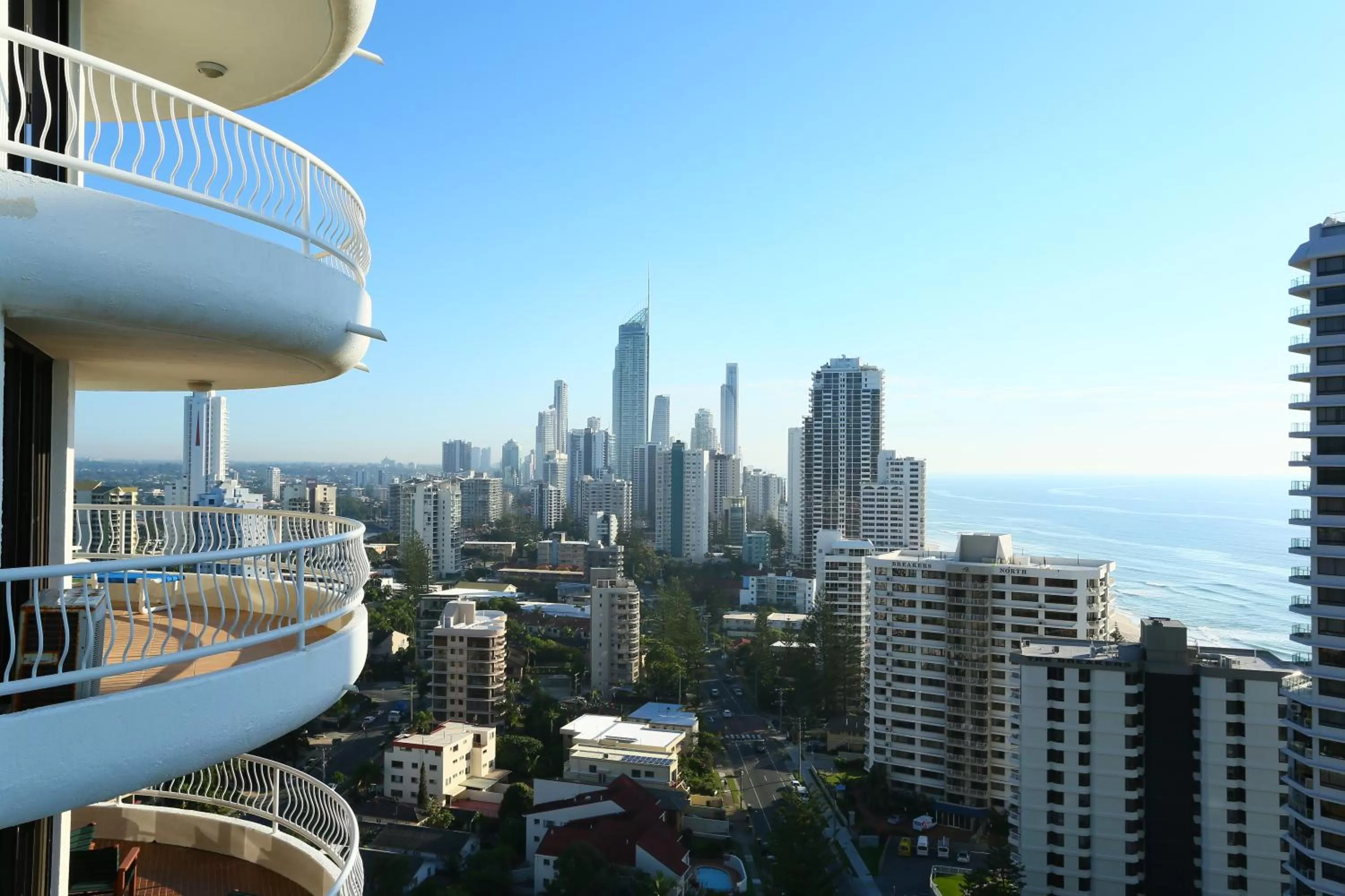 Balcony/Terrace in Biarritz Apartments Gold Coast