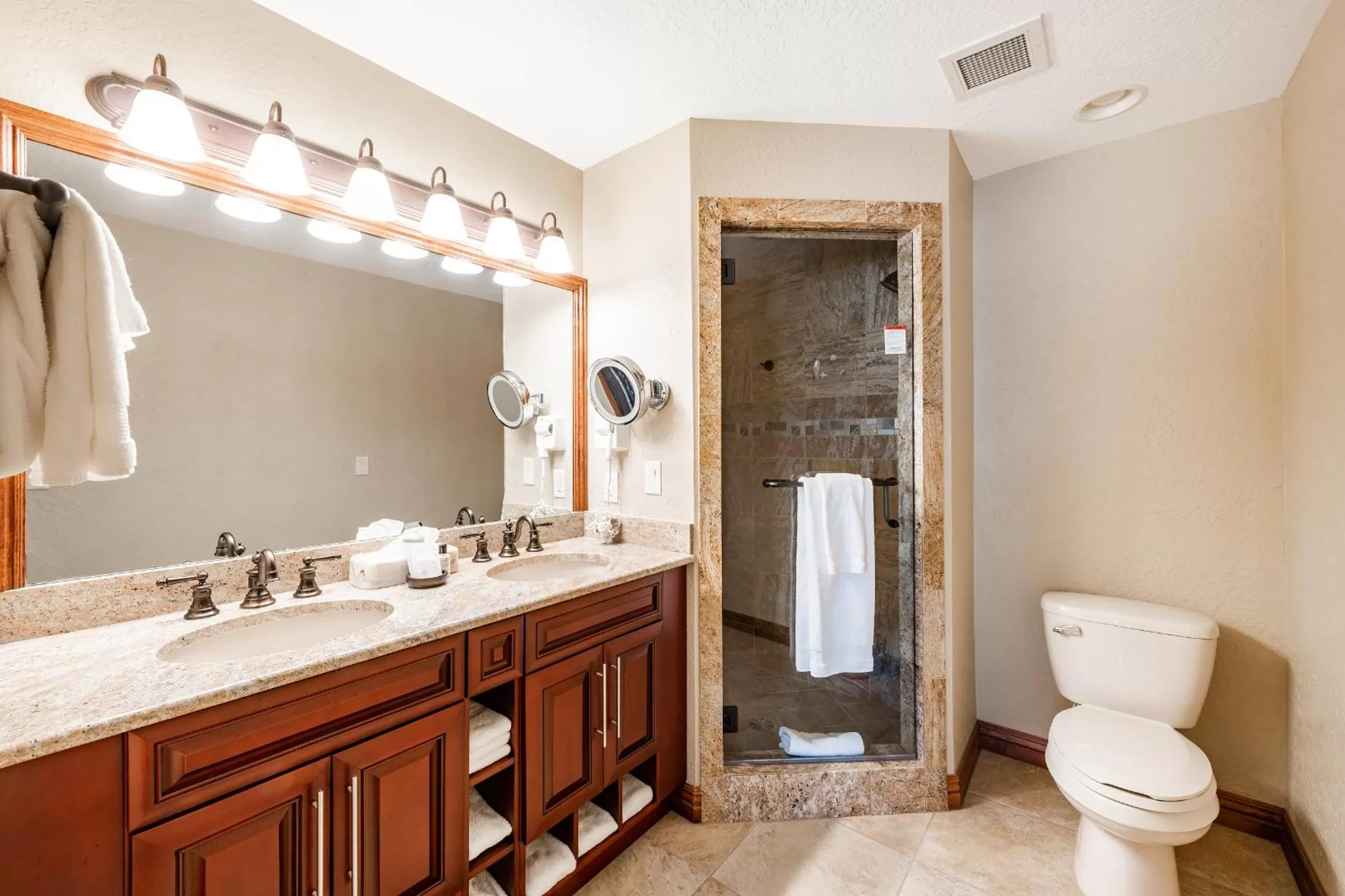 Shower in Condos at Canyons Resort by White Pines