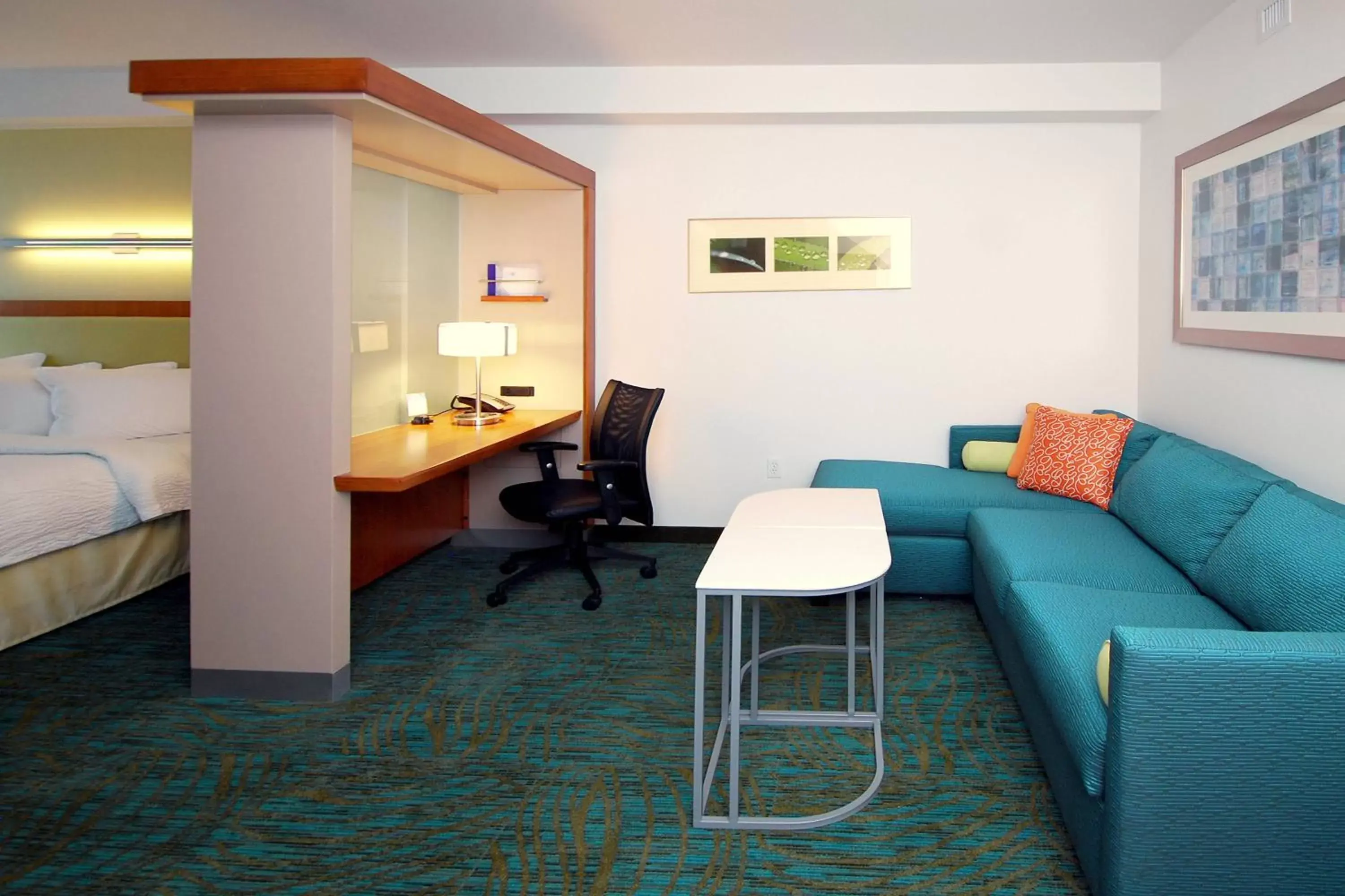 Studio with Two Queen Beds and Sofa Bed - Hearing Accessible in SpringHill Suites by Marriott Las Vegas North Speedway Studio with Two Queen Beds and Sofa Bed - Hearing Accessible in SpringHill Suites by Marriott Las Vegas North Speedway