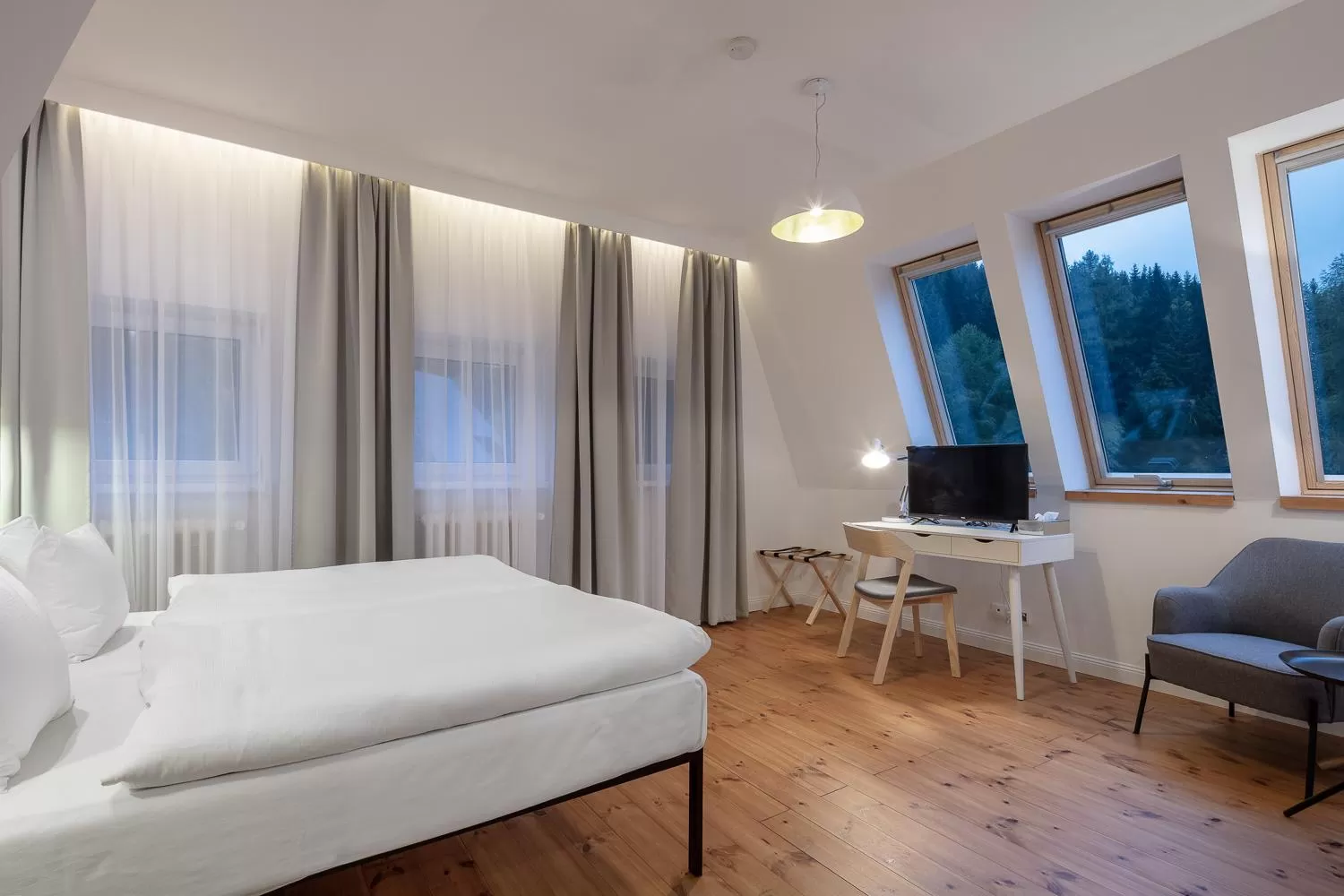 Photo of the whole room, Bed in Pytloun Wellness Hotel Harrachov