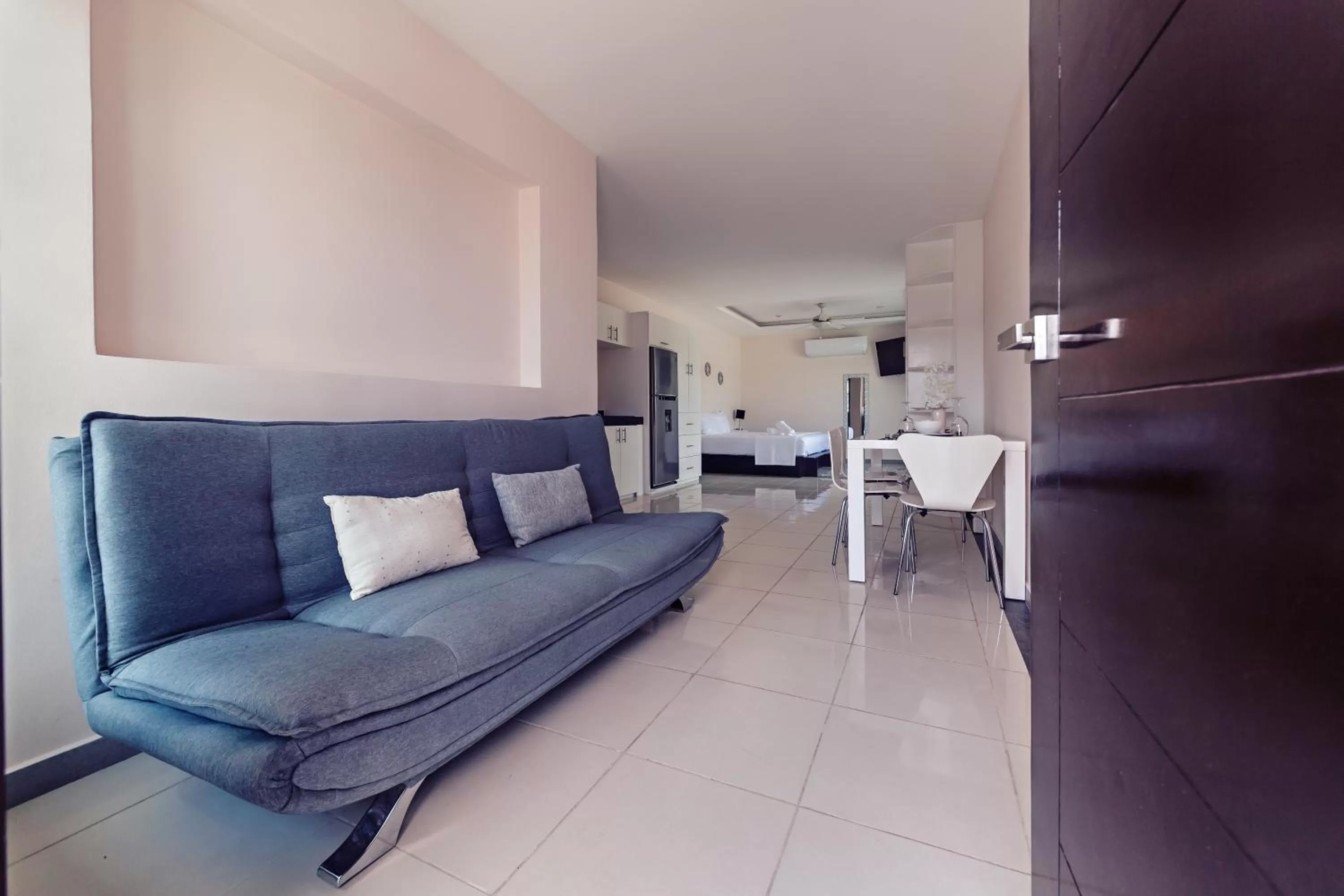 Kitchen or kitchenette in Hotel CARPE DIEM Tulum by Nah Hotels