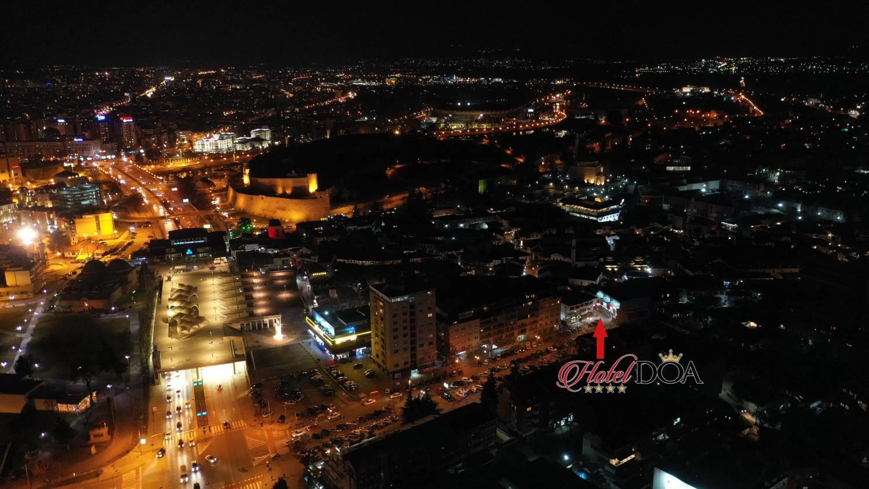 Bird's-eye View in Hotel DOA