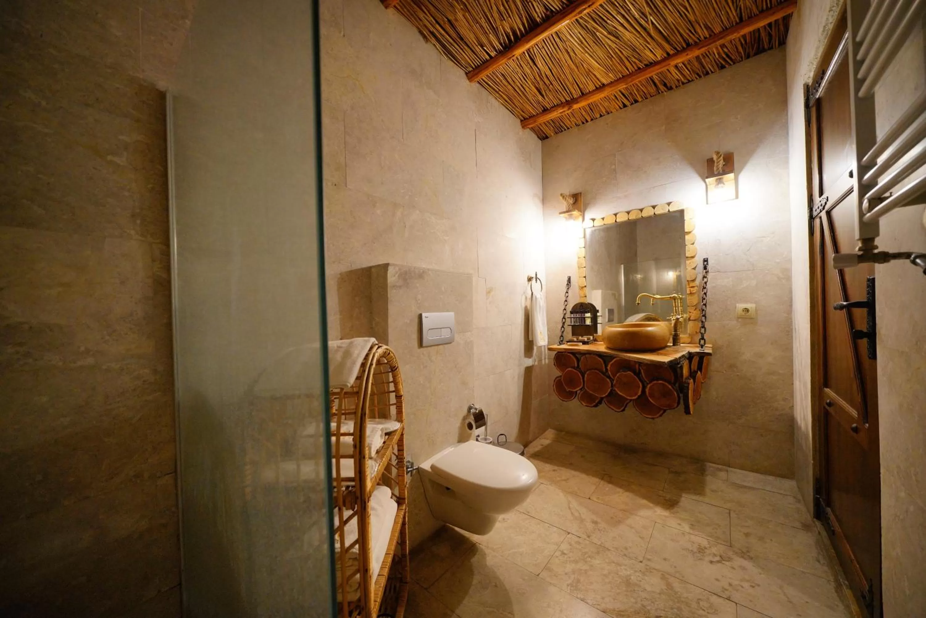 Shower in Cappadocia Nar Cave House & Swimming Pool