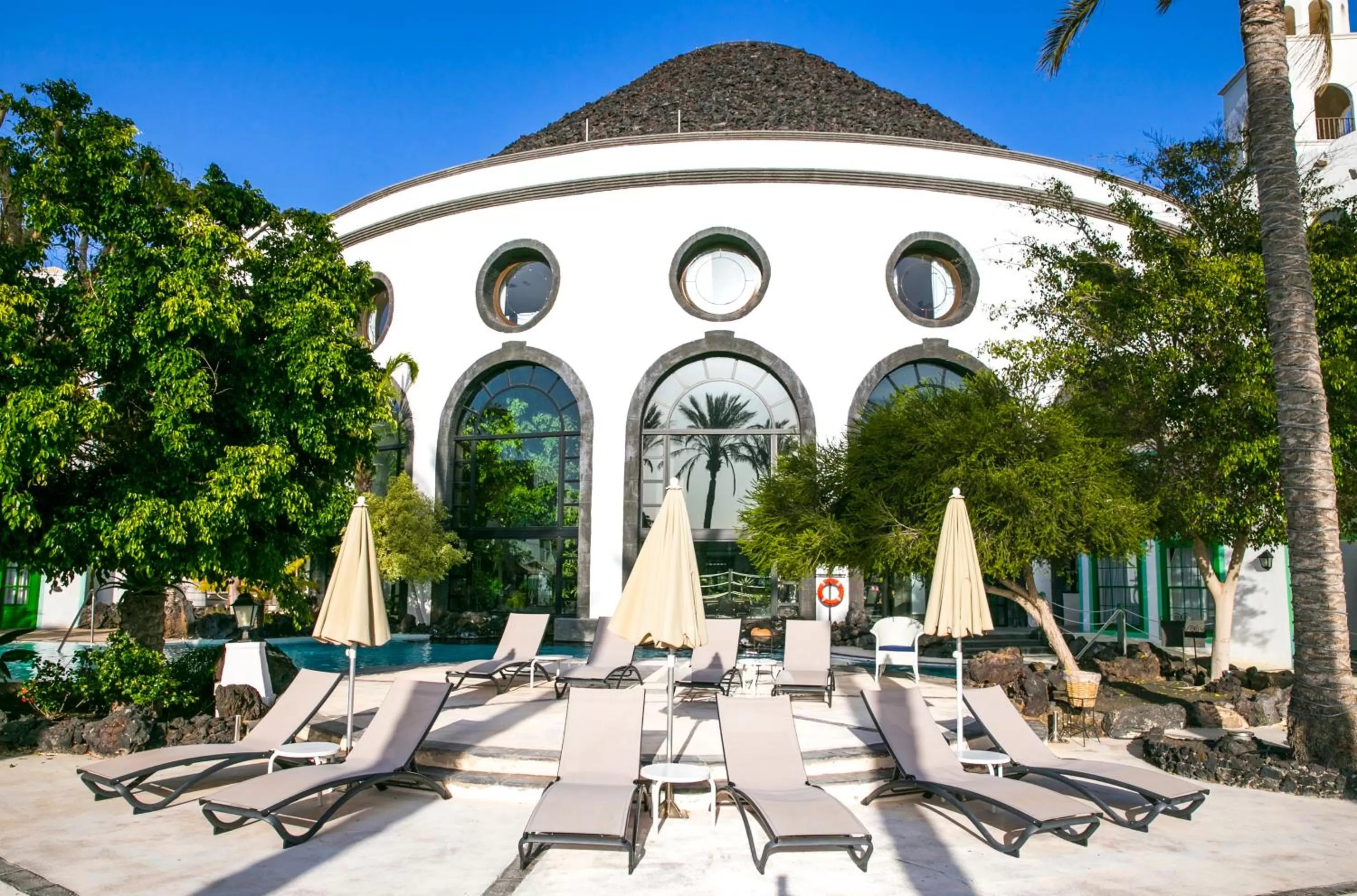 Patio in Hotel LIVVO Volcán Lanzarote