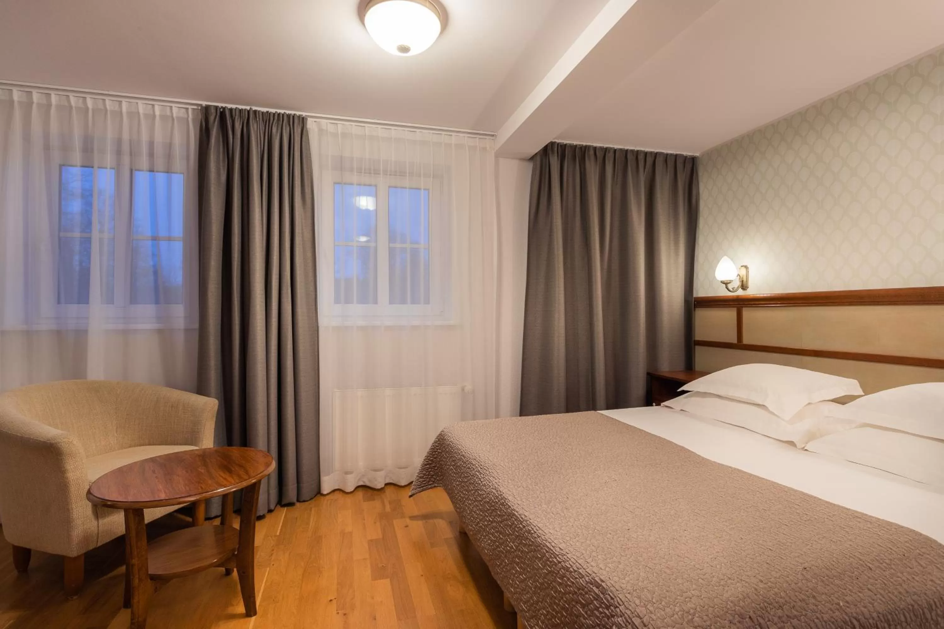 Bed in Hotel Villa Wesset