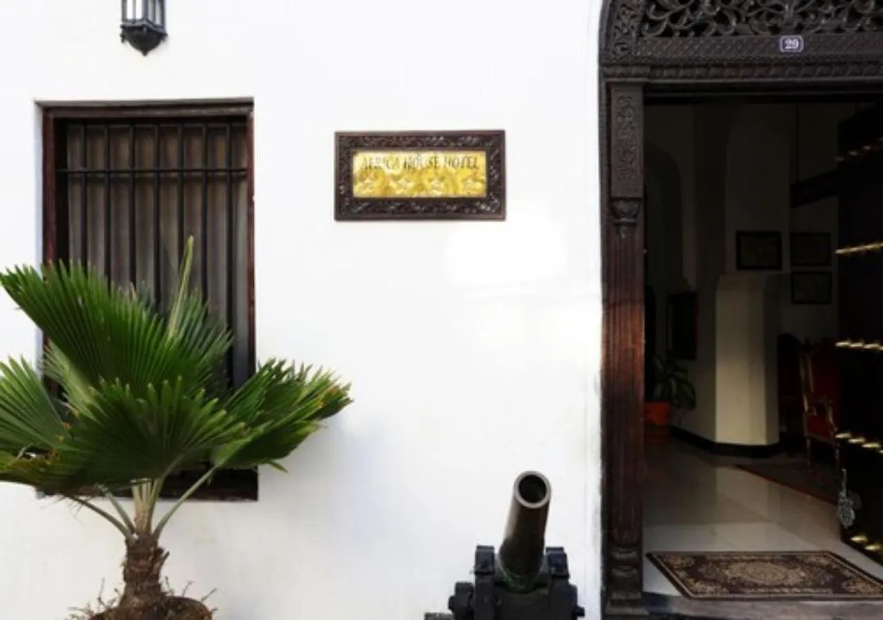 Facade/entrance in Africa House Zanzibar