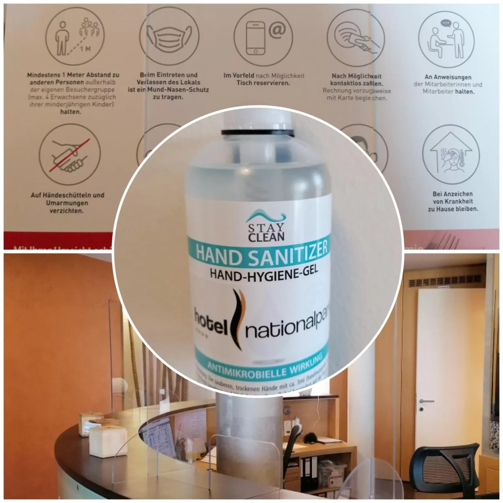 Decorative detail in Hotel Nationalpark