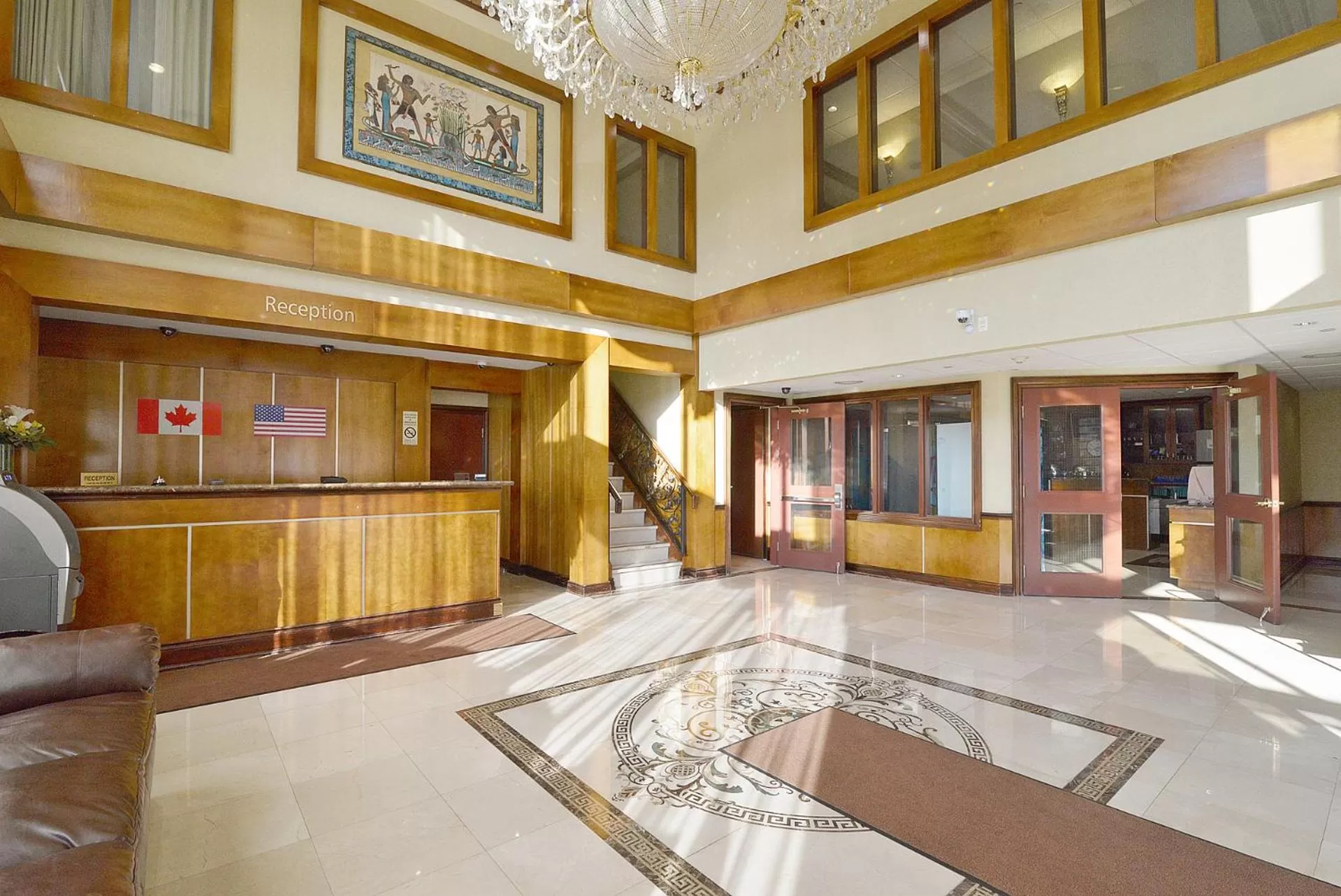 Lobby or reception in Woodbine Hotel & Suites