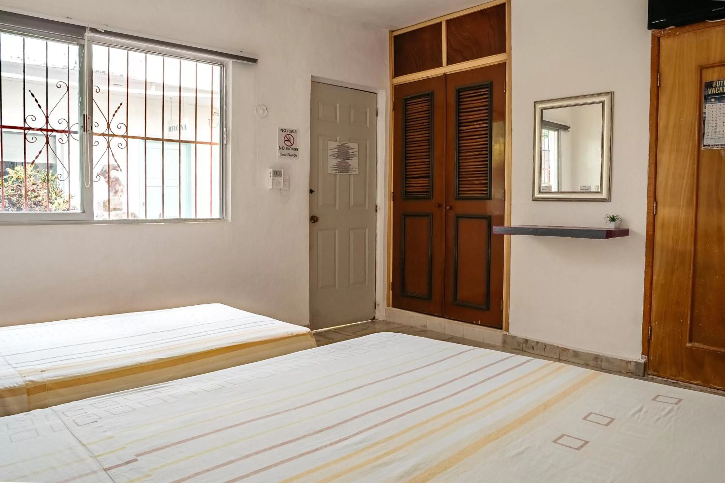 Bed in Hotel Posada Edem