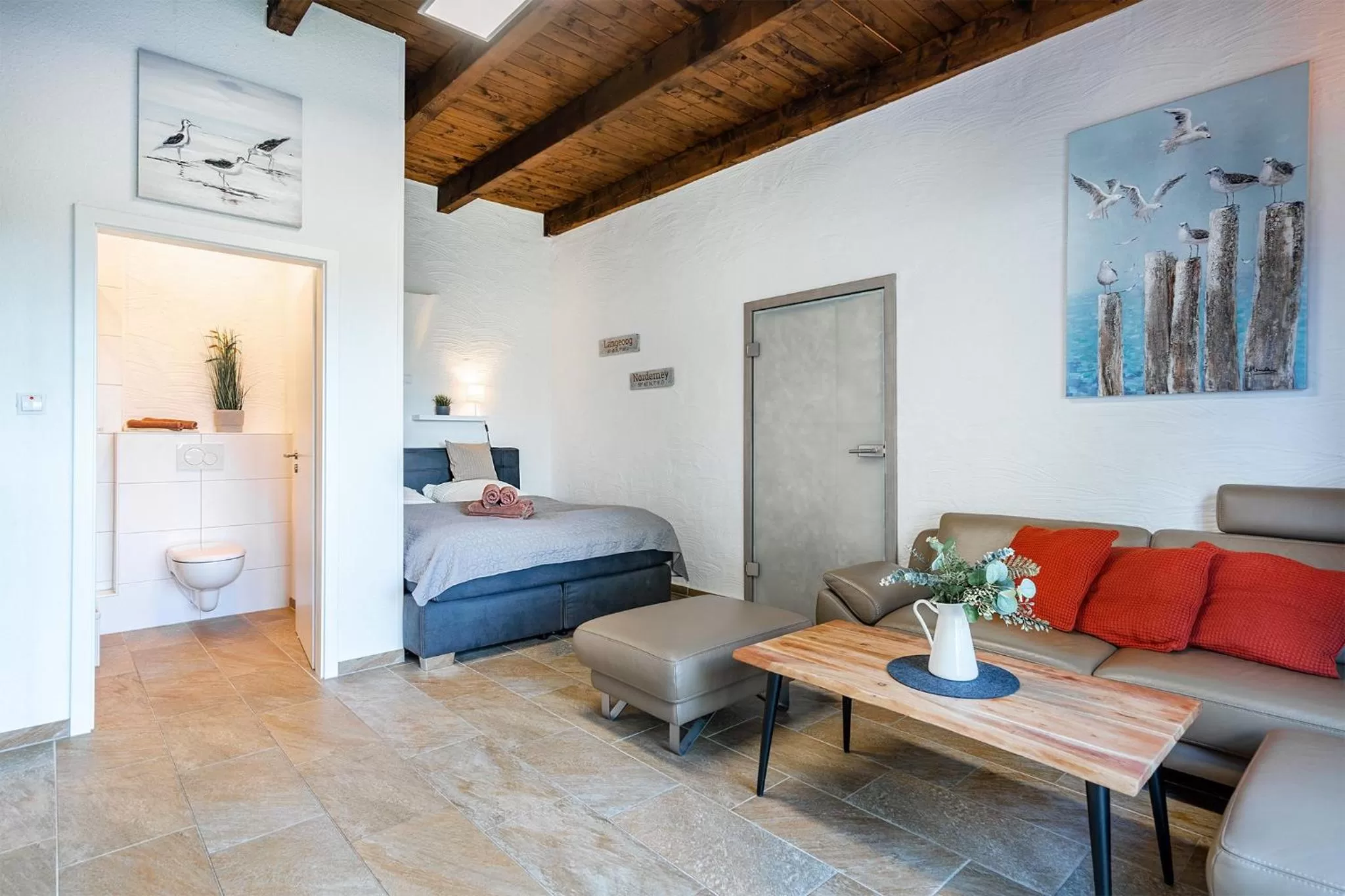 Bed in Villa Moorstern