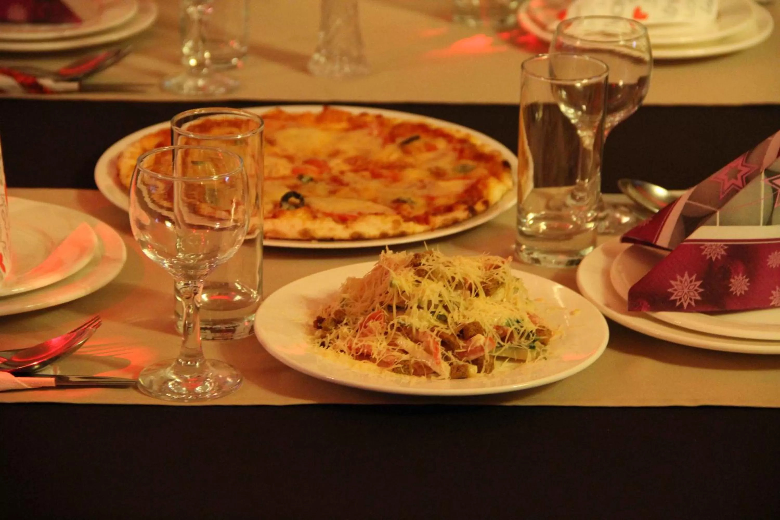 Food close-up in Astina Hotel