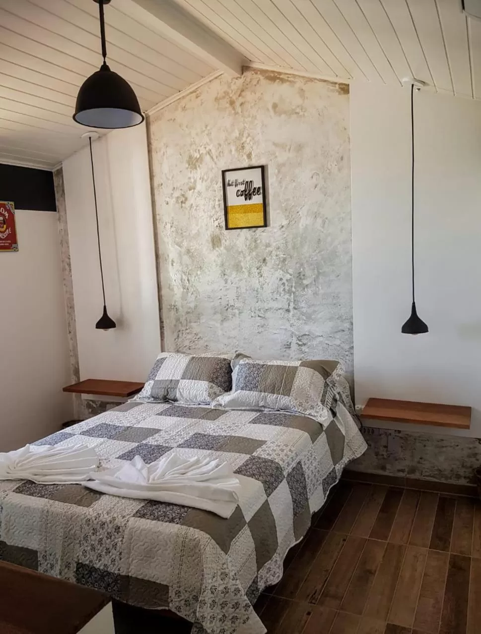 Bed in Casa de Hóspedes "Guesthouse Prainha"