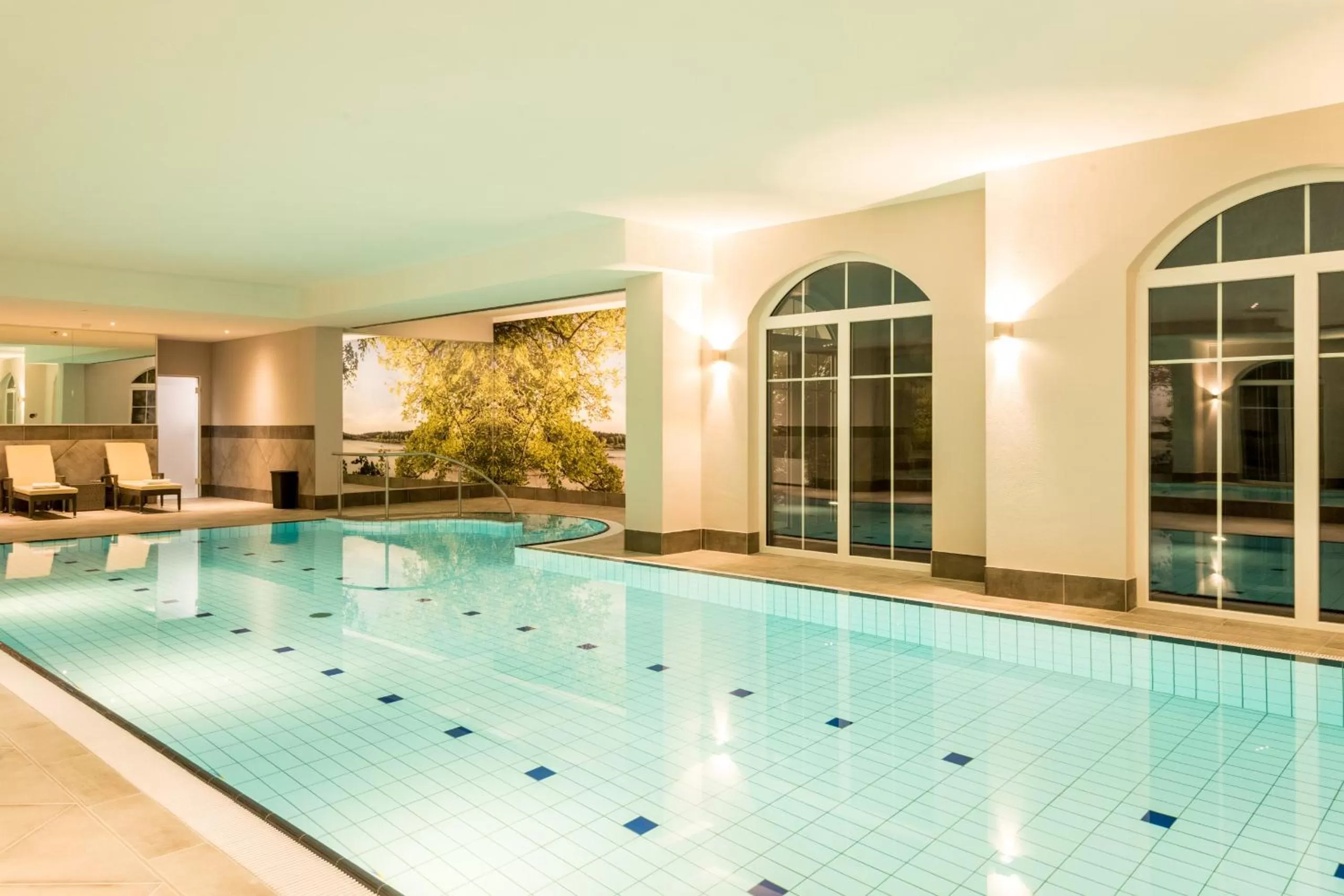 Spa and wellness centre/facilities, Swimming Pool in Parkhotel Hachenburg