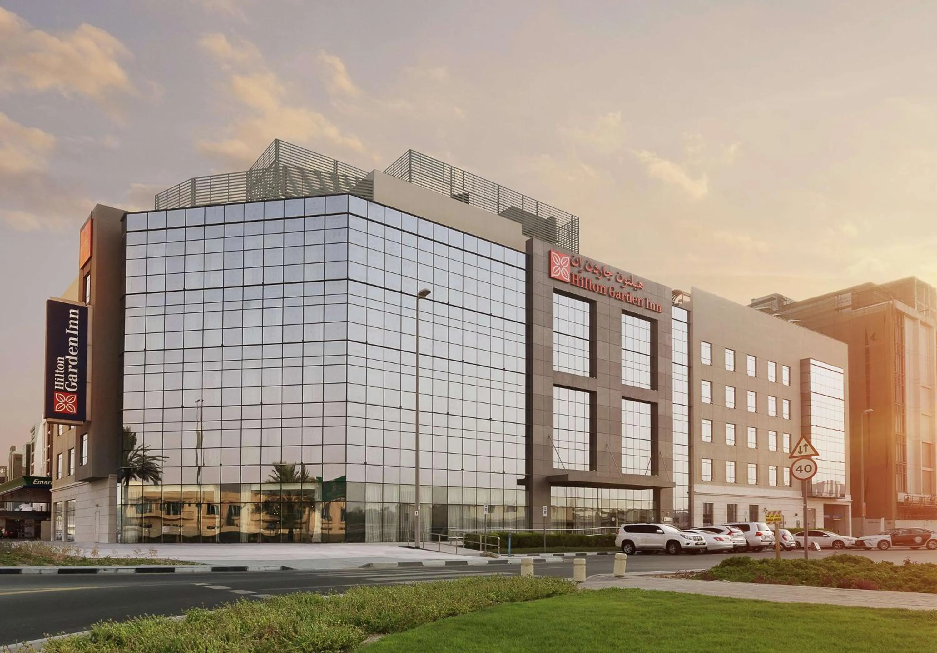 Property building in Hilton Garden inn Dubai Jumeirah