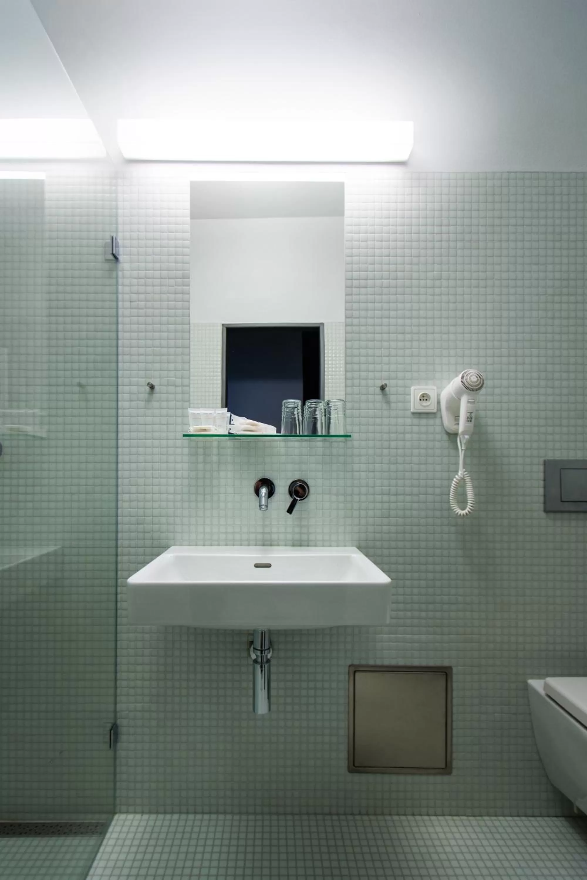 Bathroom in Hotel Atom Třebíč