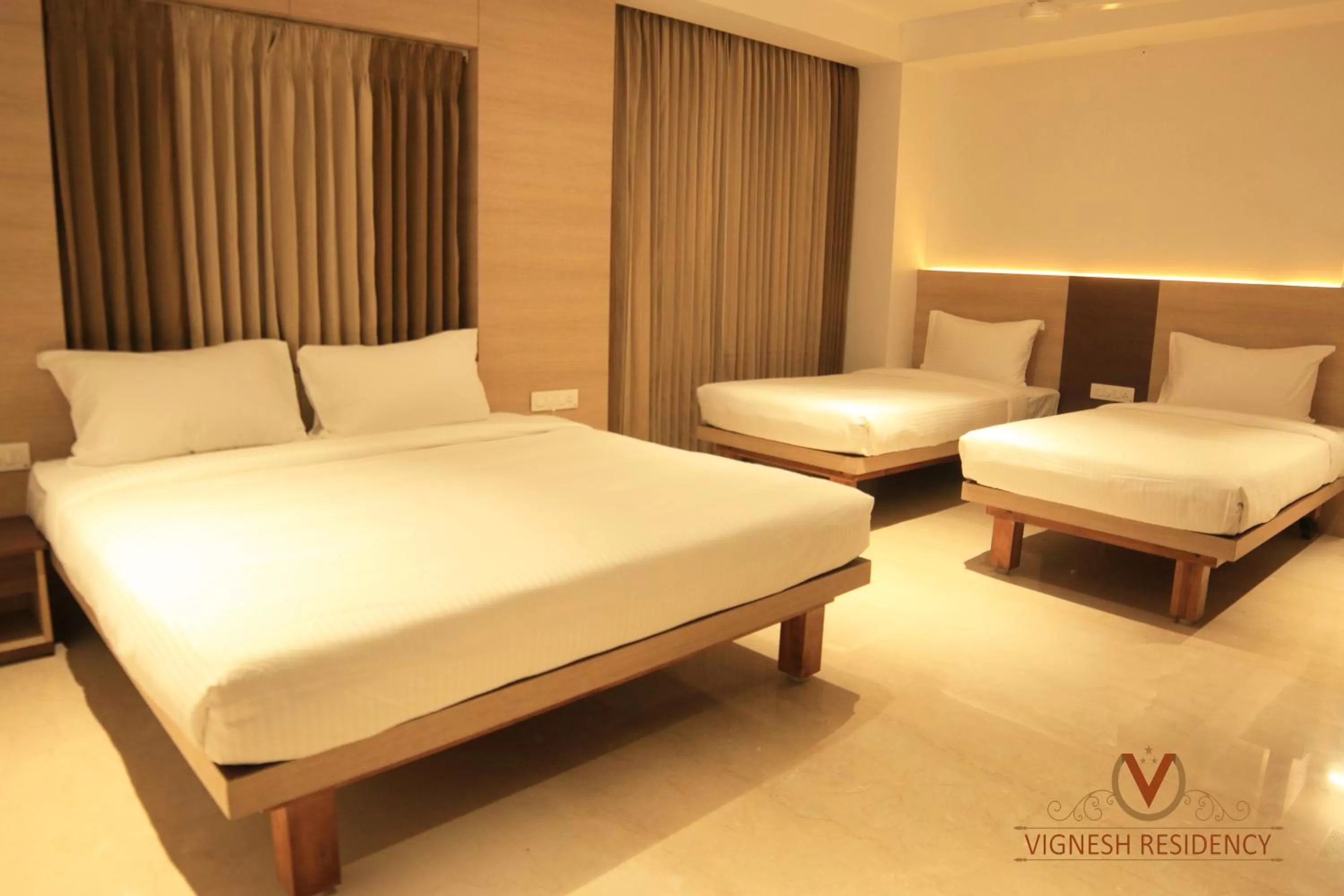 Bedroom, Bed in Vignesh Residency
