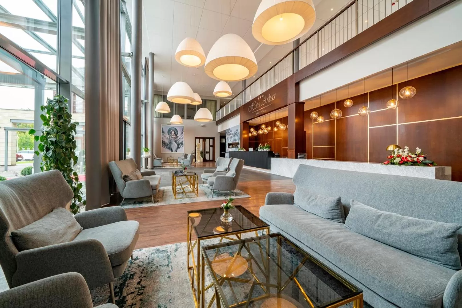 Lobby or reception in Hotel Arkas