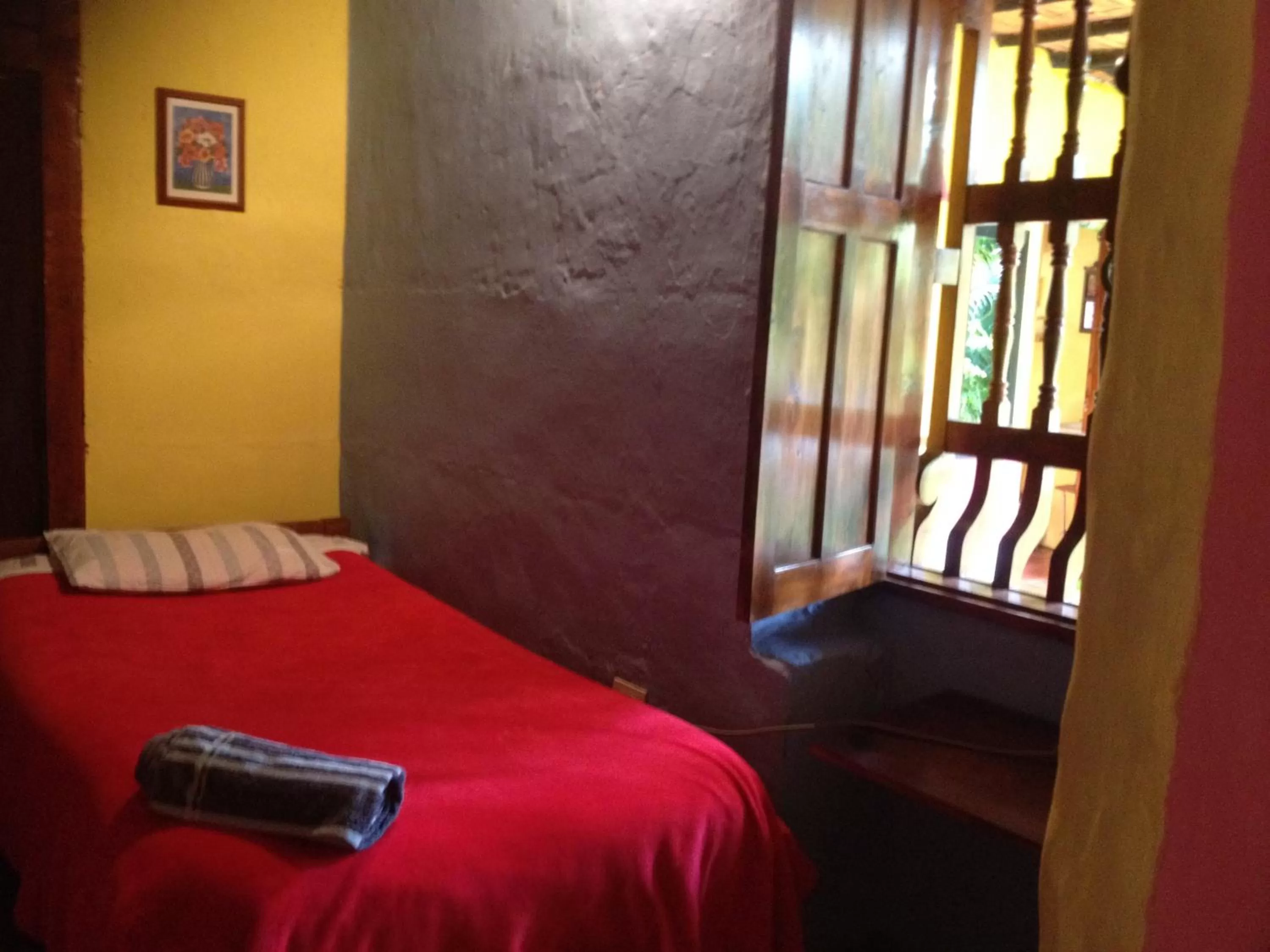 Bed in Casa finca típica the lake hotel