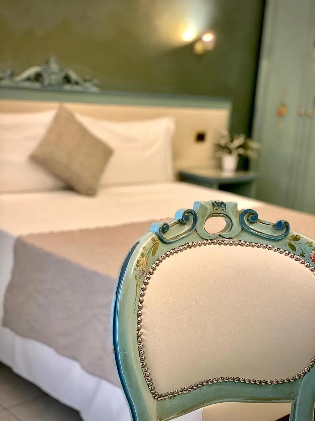 Bed in Piccolo Hotel Nogara