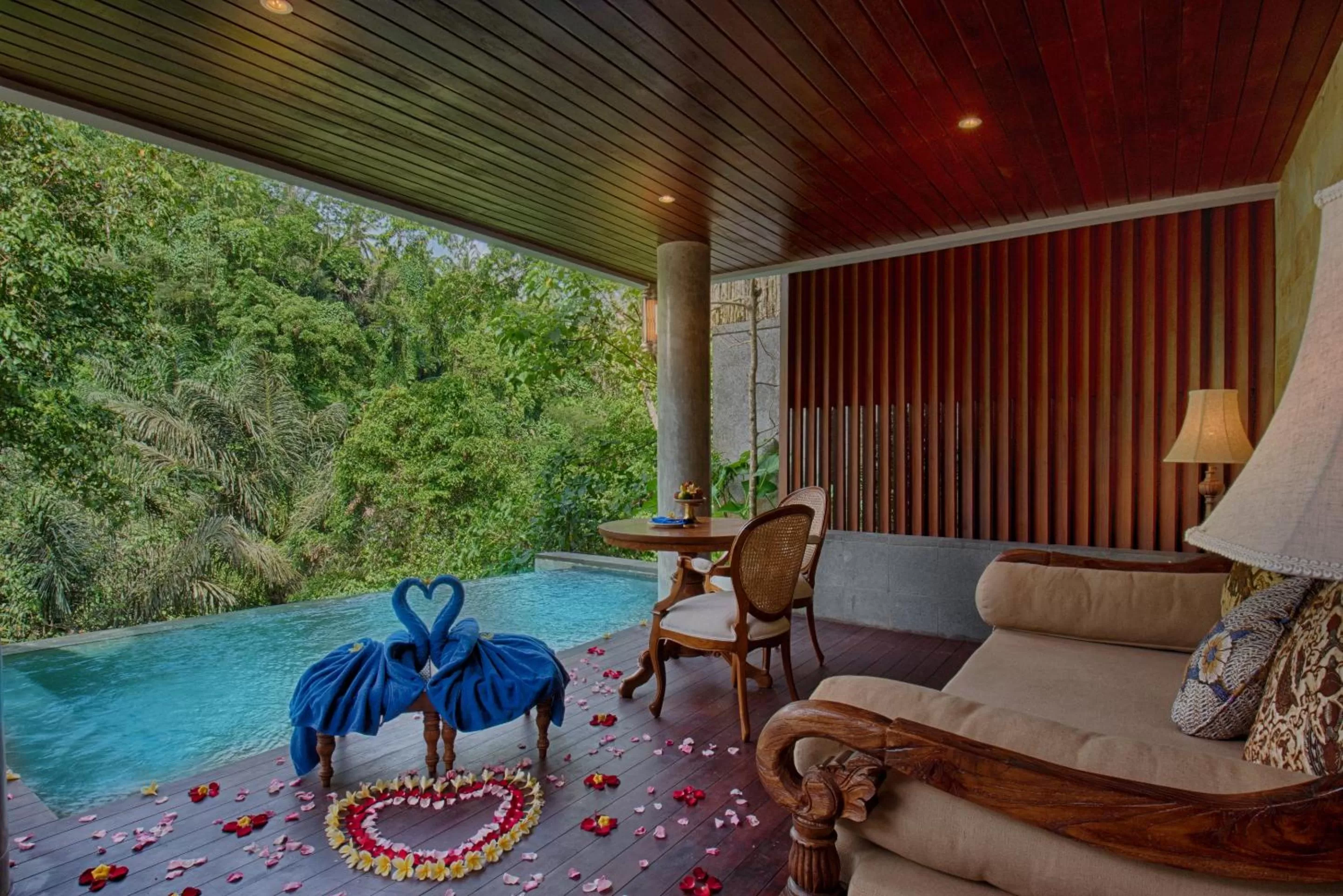 Seating area in Natya Resort Ubud