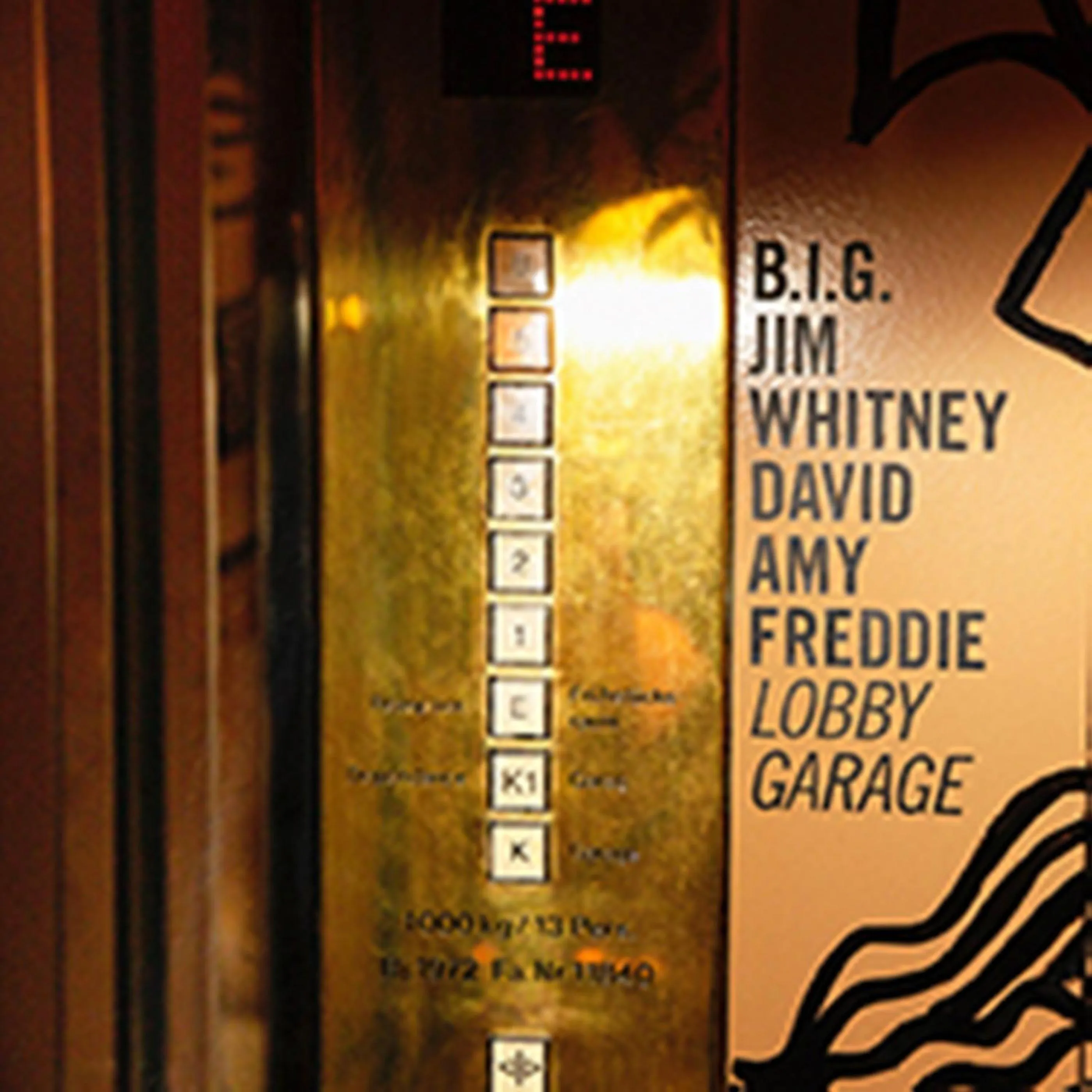 elevator in JAMS Music Hotel Munich