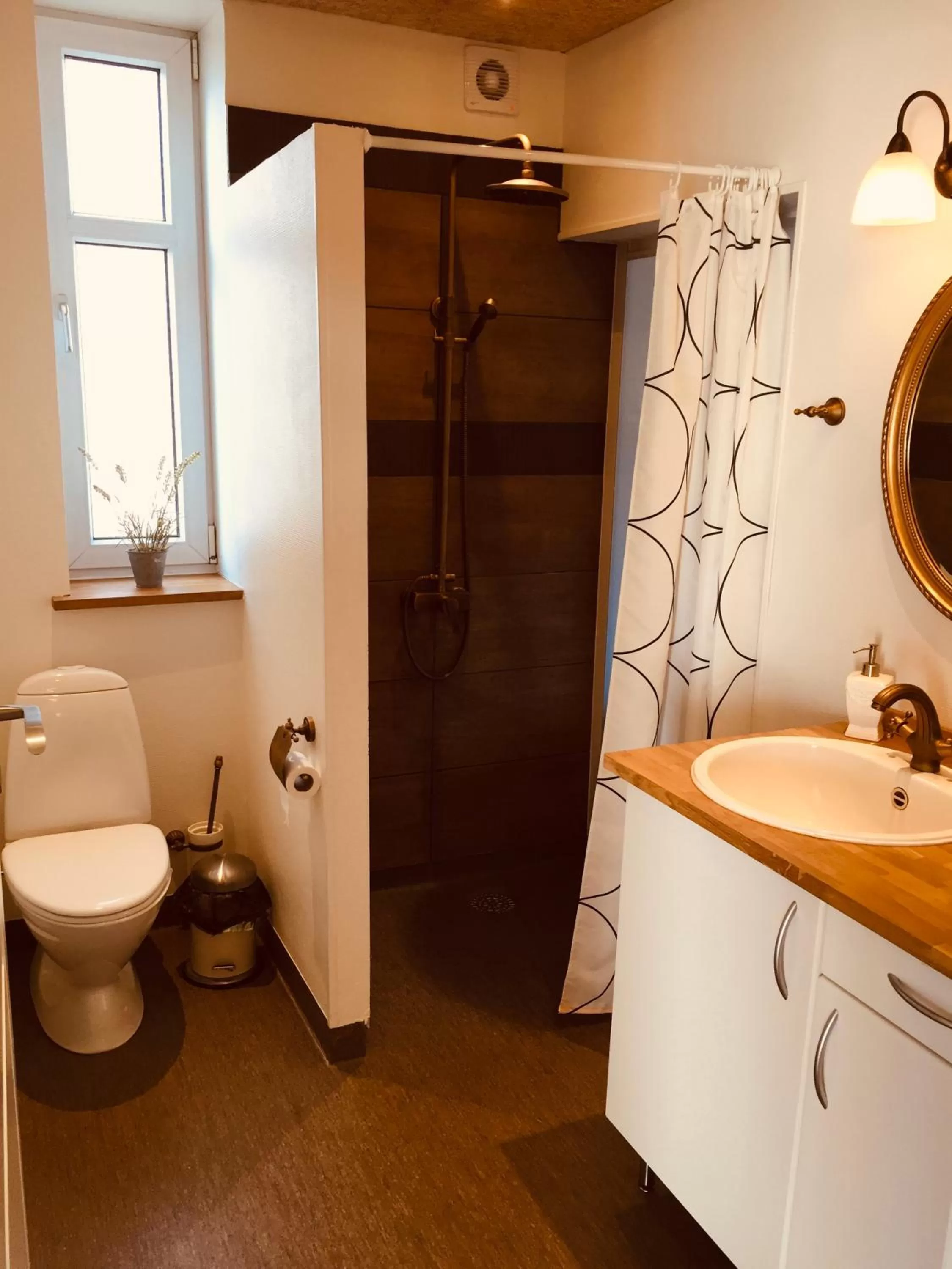 Bathroom in Boutique Hotel Postgården
