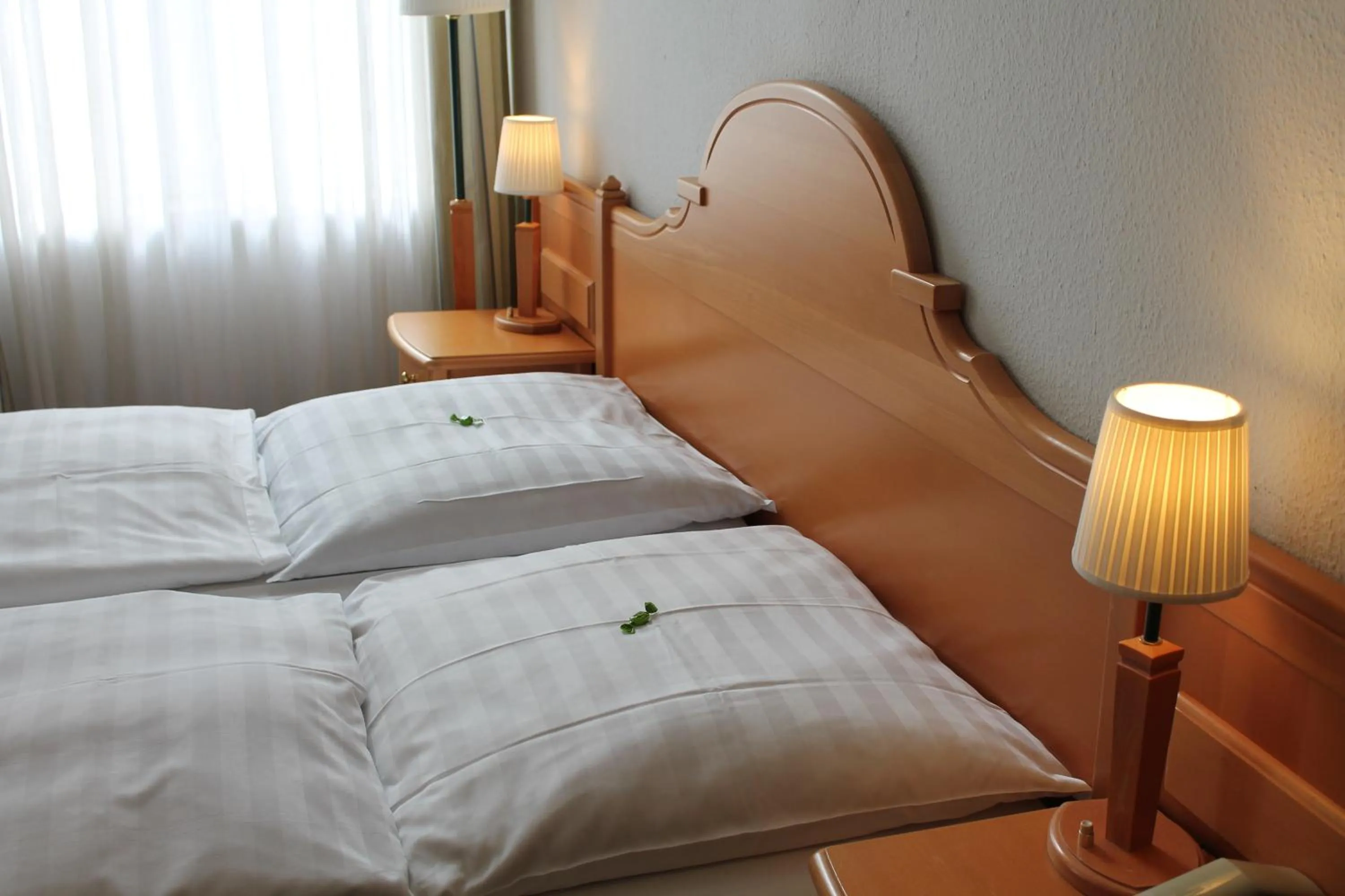 Bed in Hotel Weidenhof
