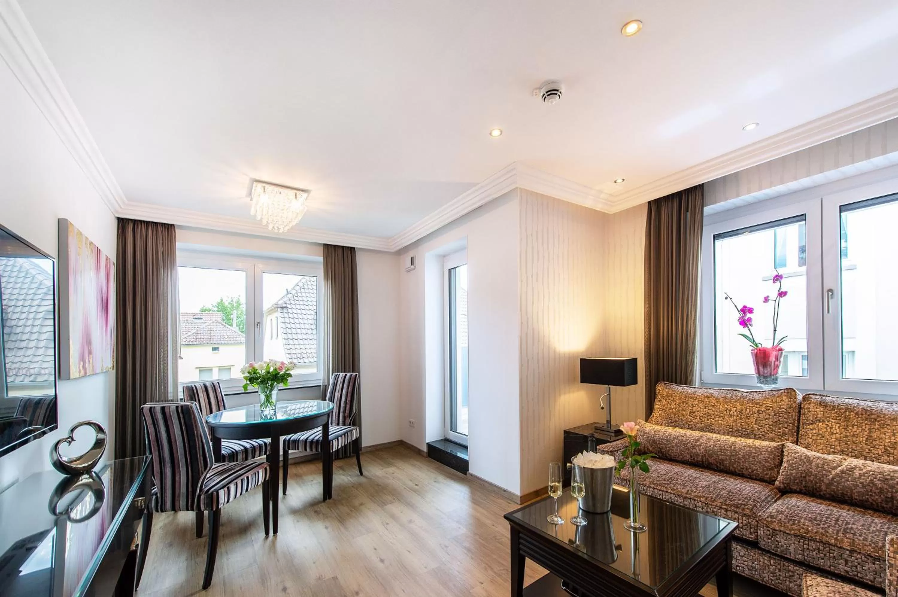 Decorative detail, Seating Area in Hotel Residenz am Rosengarten