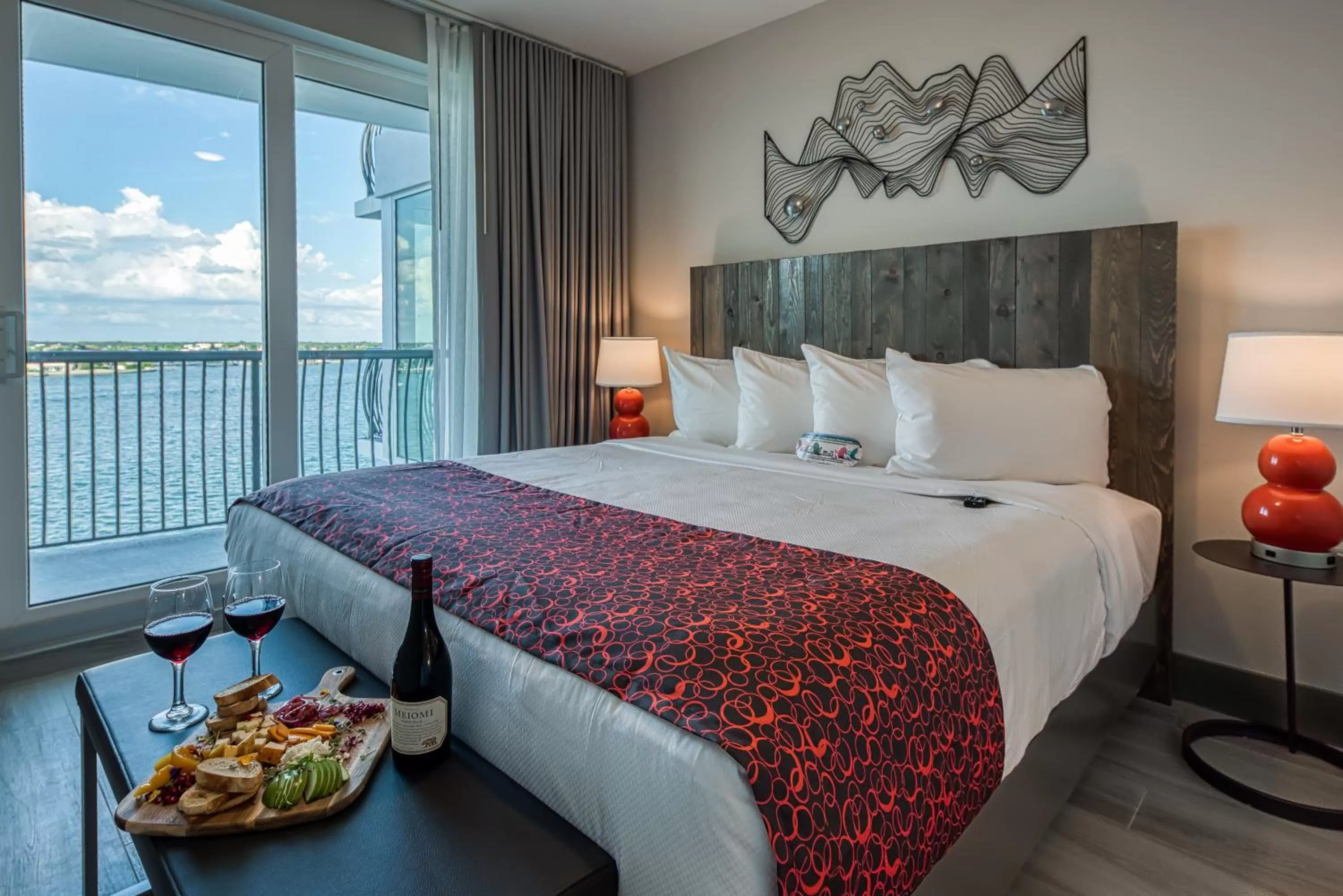 Bed in FUSION Resort Waterfront Suites