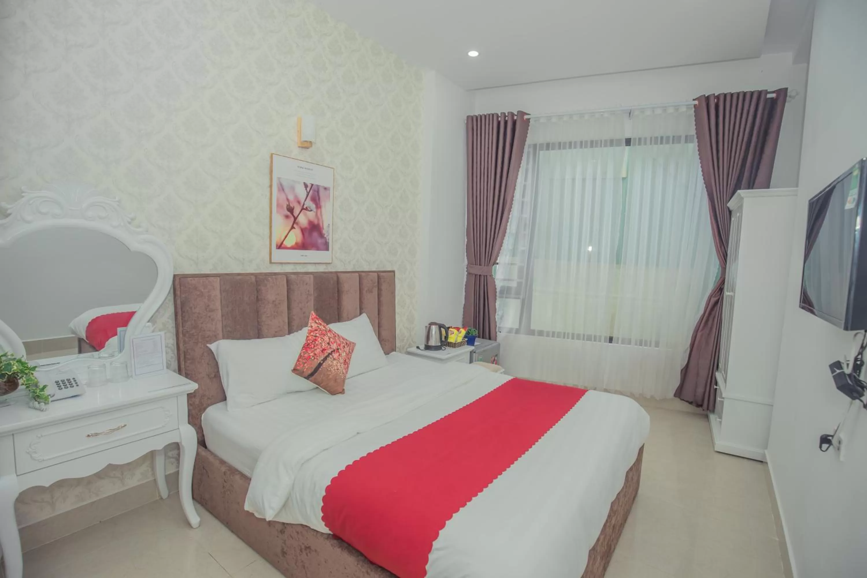 Bed in Ngàn Phố Studio & Love Hotel
