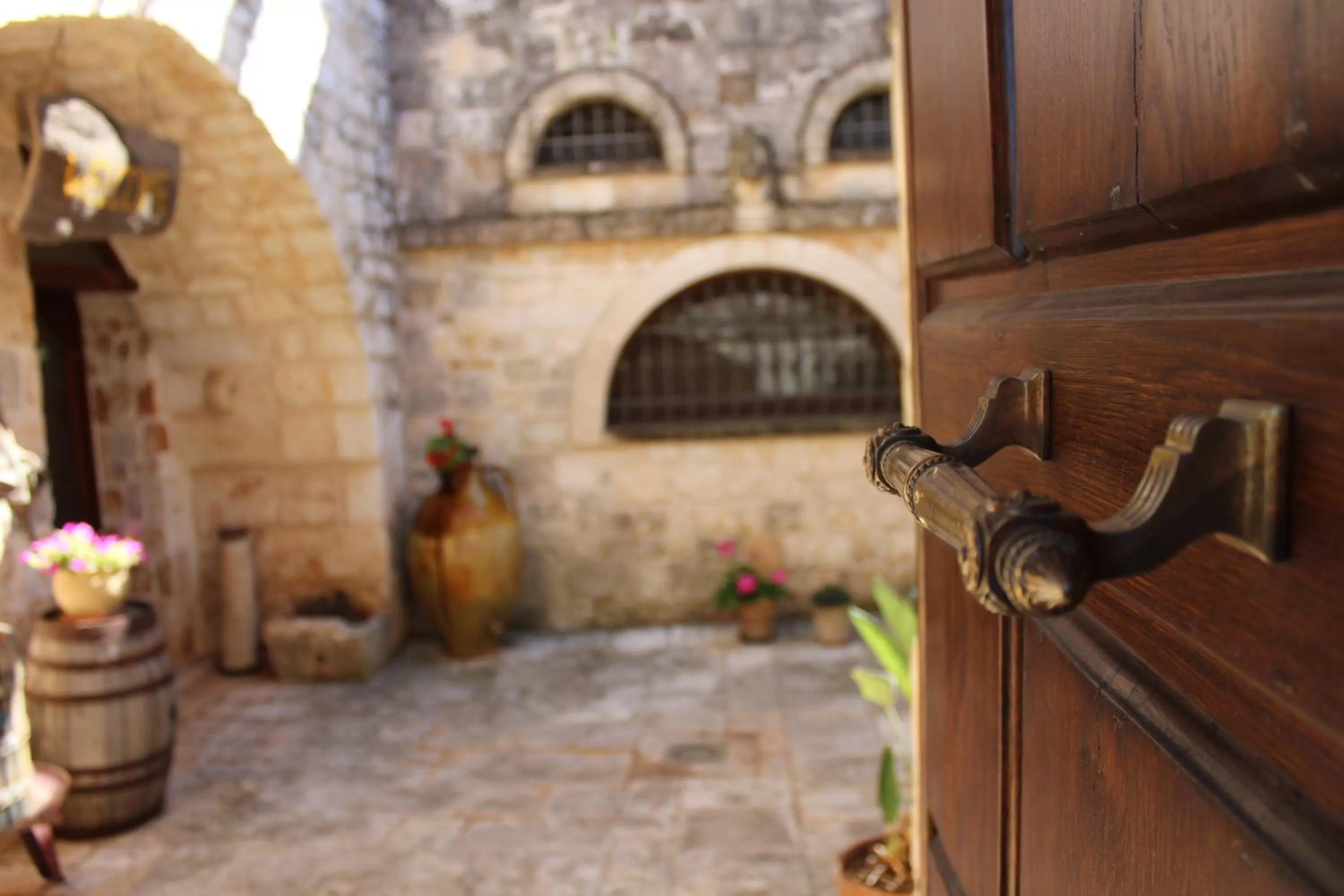 Decorative detail in Masseria Tolla