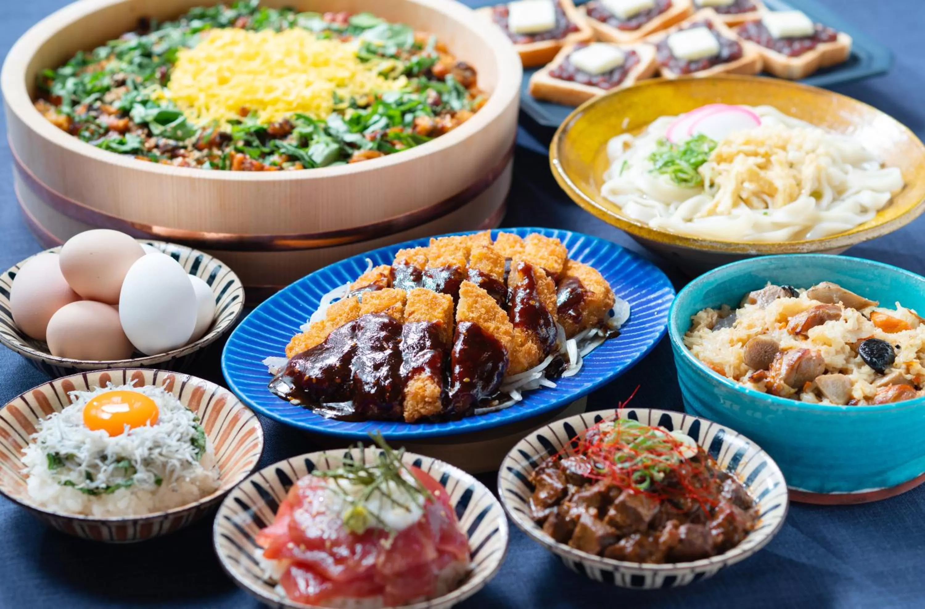 Buffet breakfast in Vessel Hotel Campana Nagoya