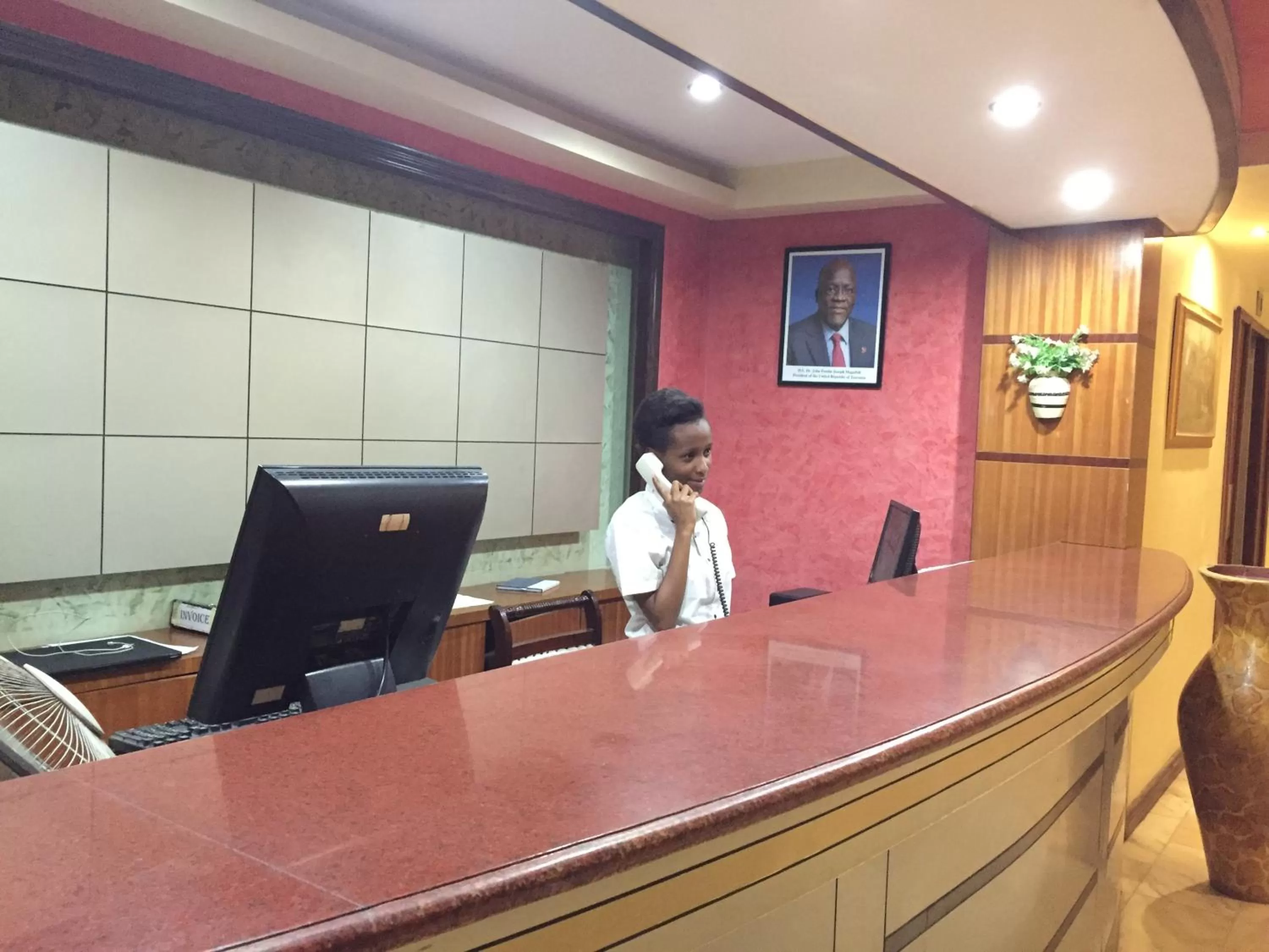 Lobby or reception, Lobby/Reception in Iris Hotel Dar Es Salaam