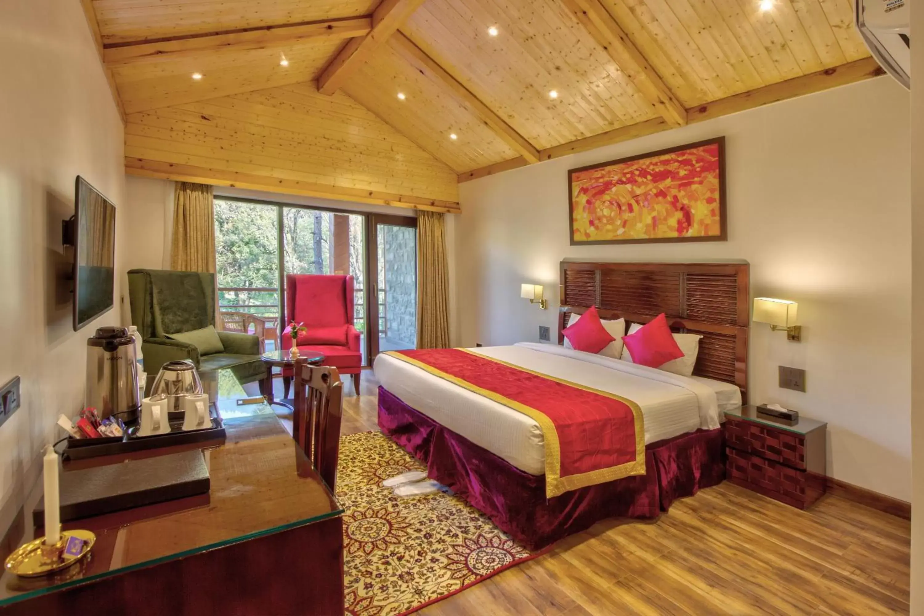 King Room with Balcony in Span Resort and Spa, Manali King Room with Balcony in Span Resort and Spa, Manali