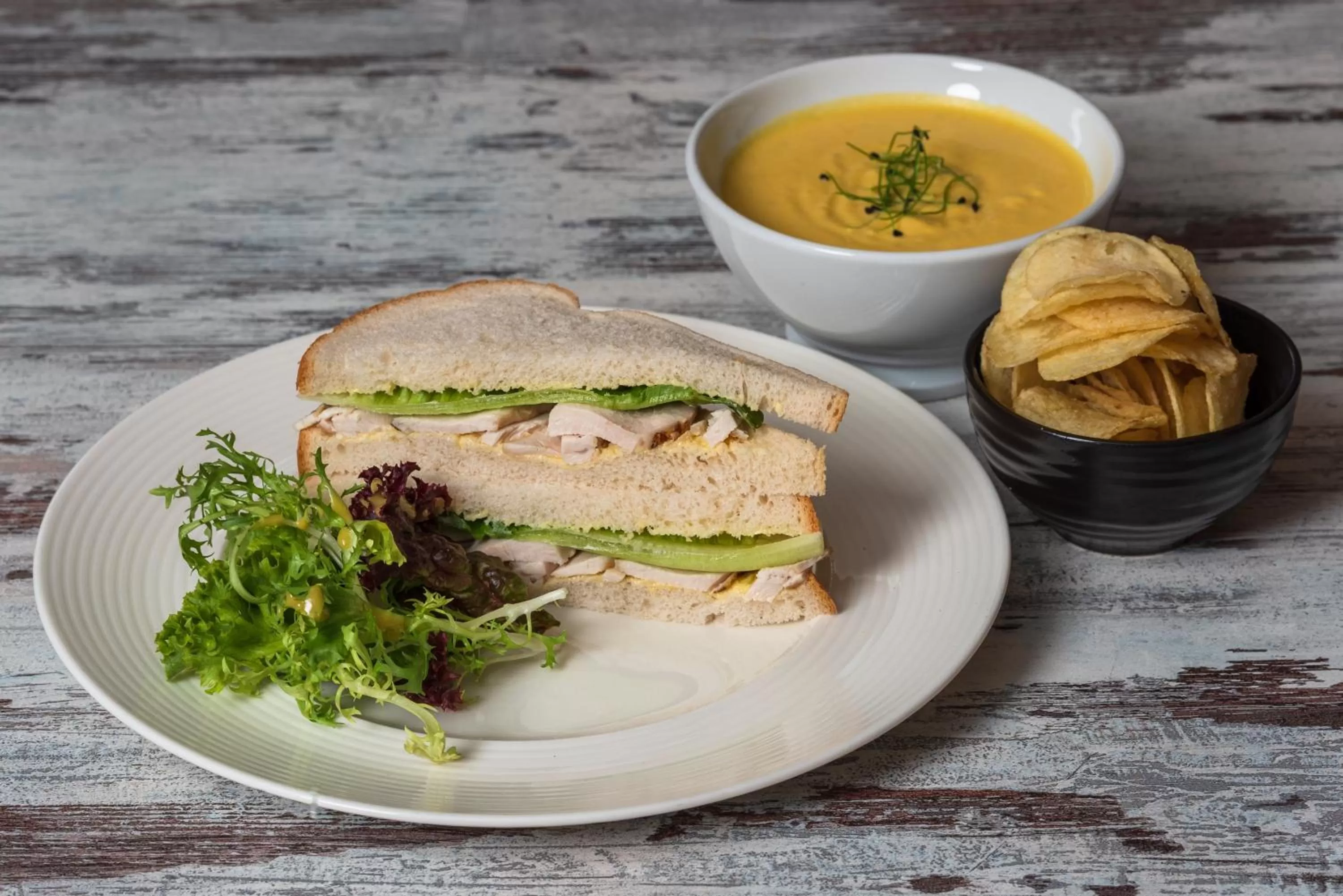 Food close-up in Carlton Hotel