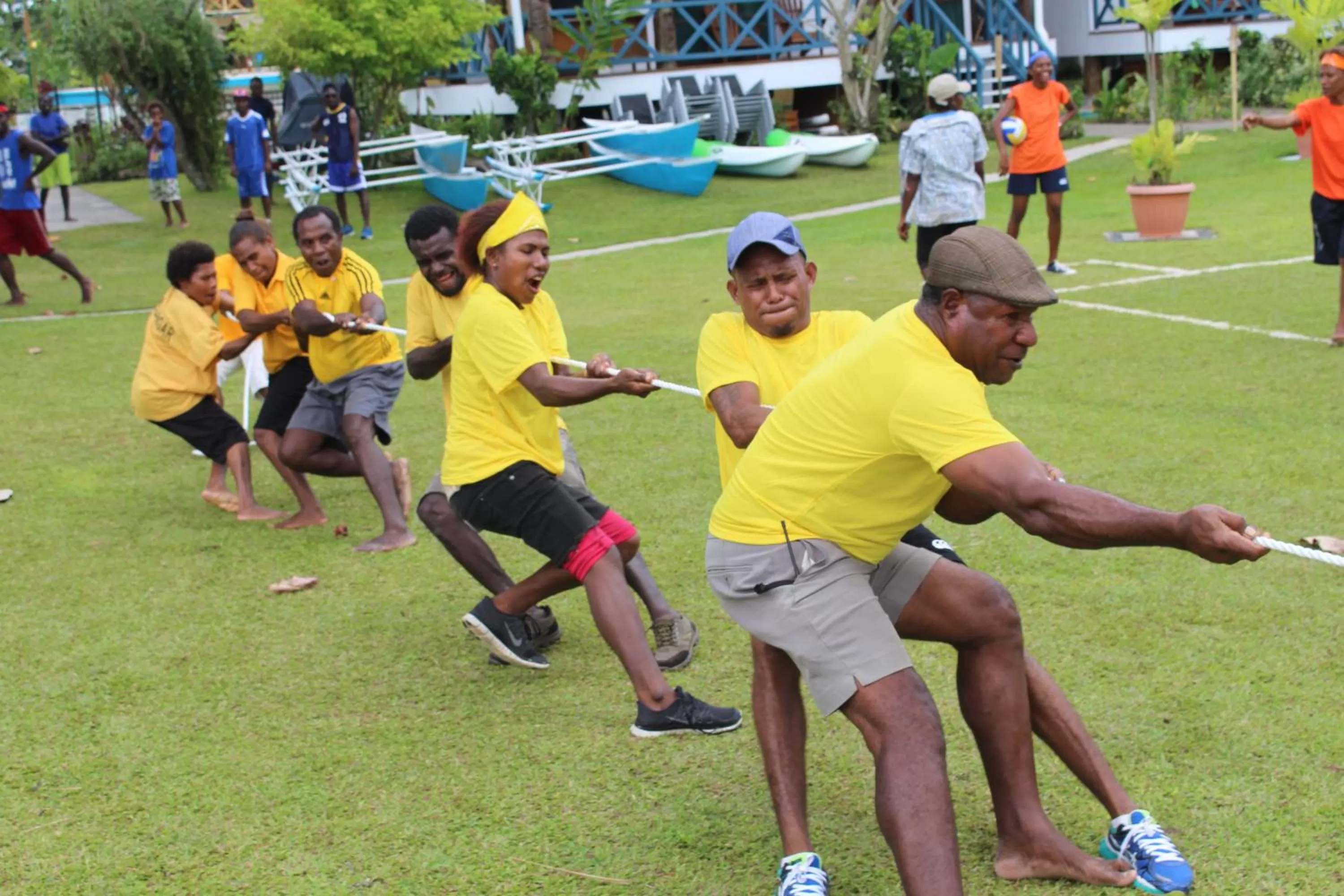 People in Rapopo Plantation Resort