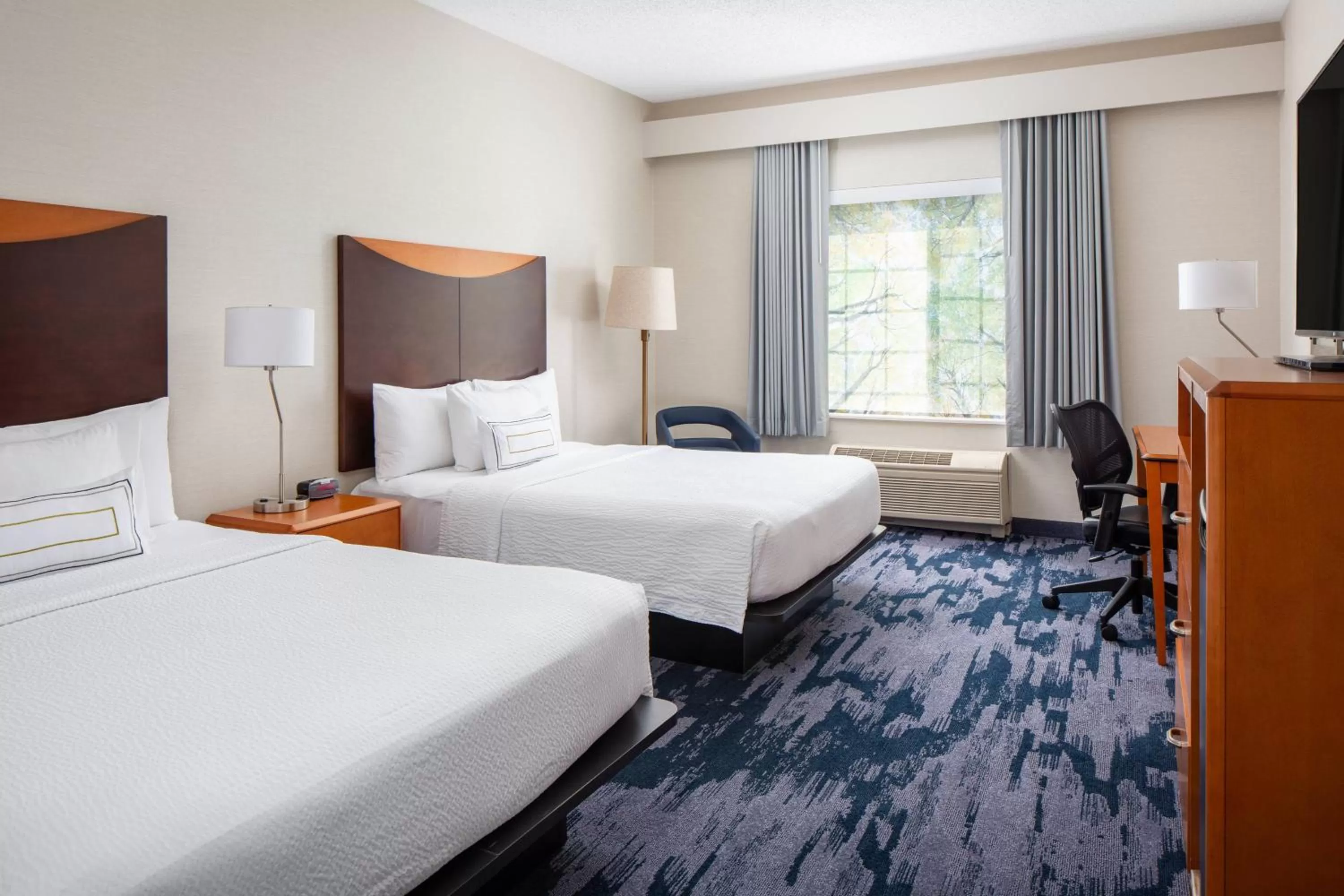 Queen Room with Two Queen Beds - Hearing Accessible in Fairfield Inn & Suites Portland West Beaverton