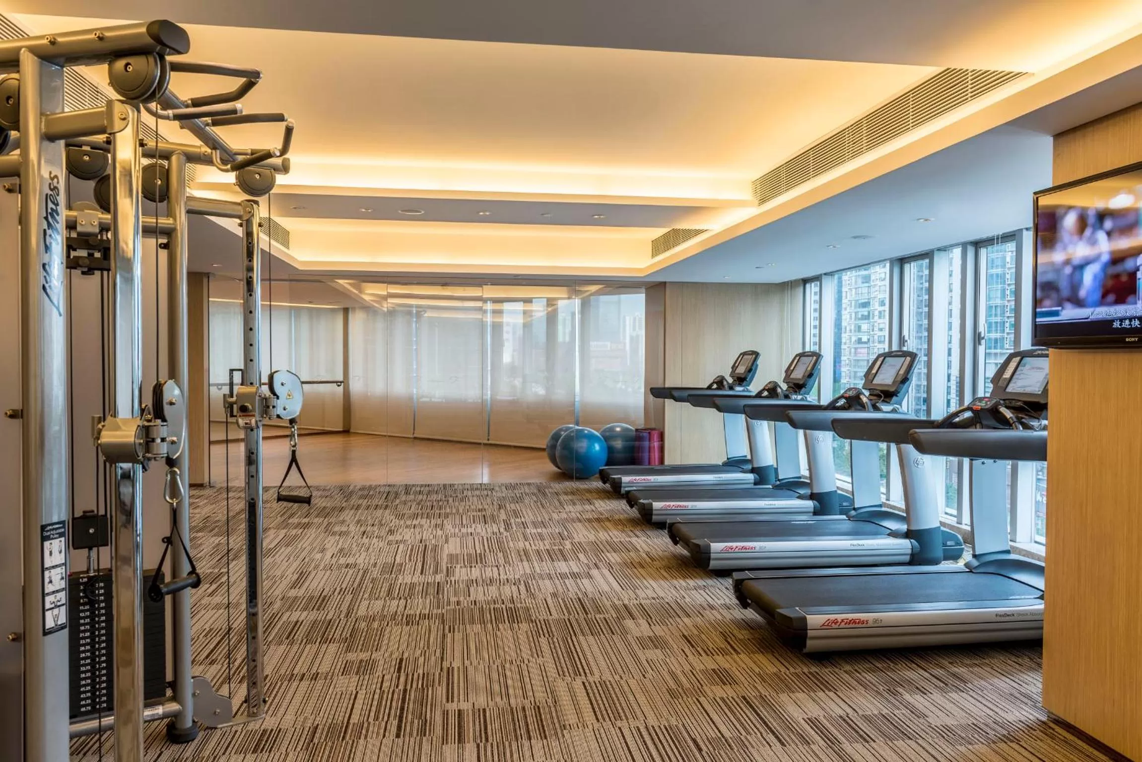 Fitness centre/facilities in Fraser Suites Guangzhou