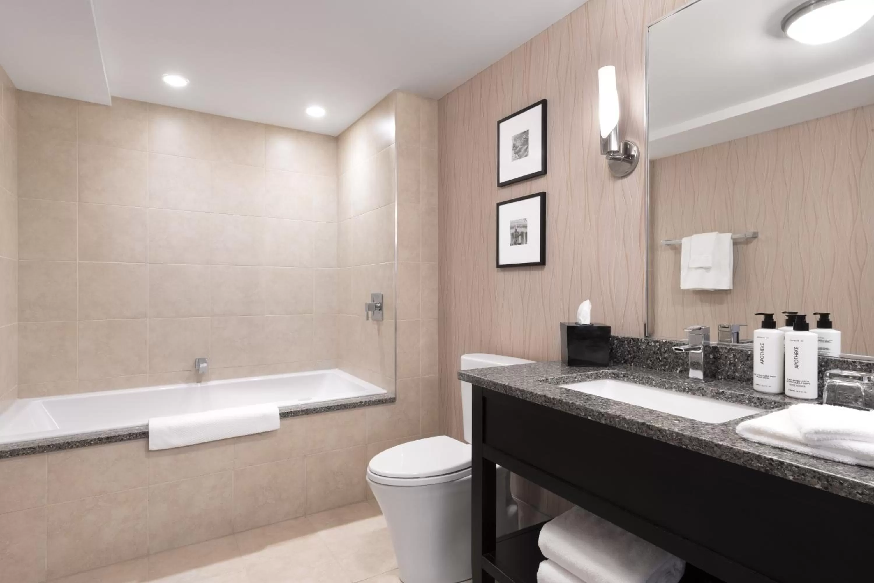 Bathroom in voco The Tiger Hotel, Columbia, MO by IHG