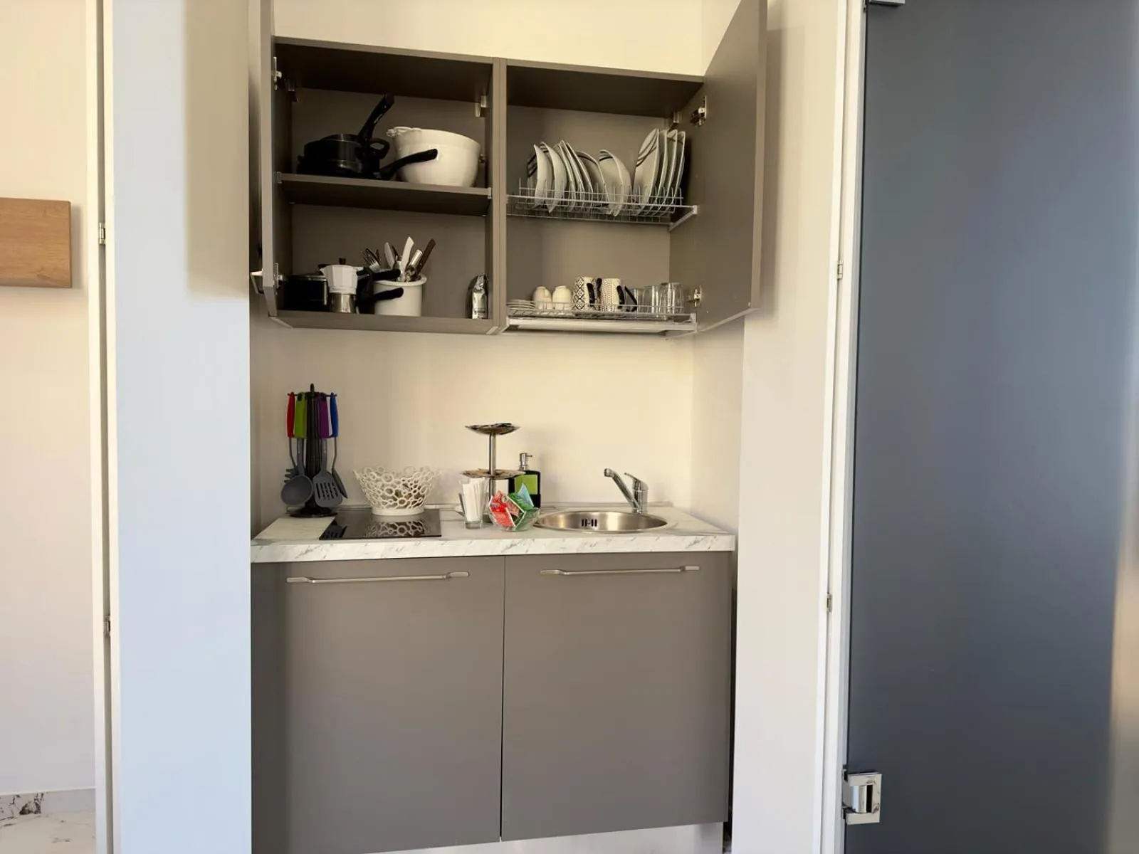 Kitchen or kitchenette in Hotel Exclusive