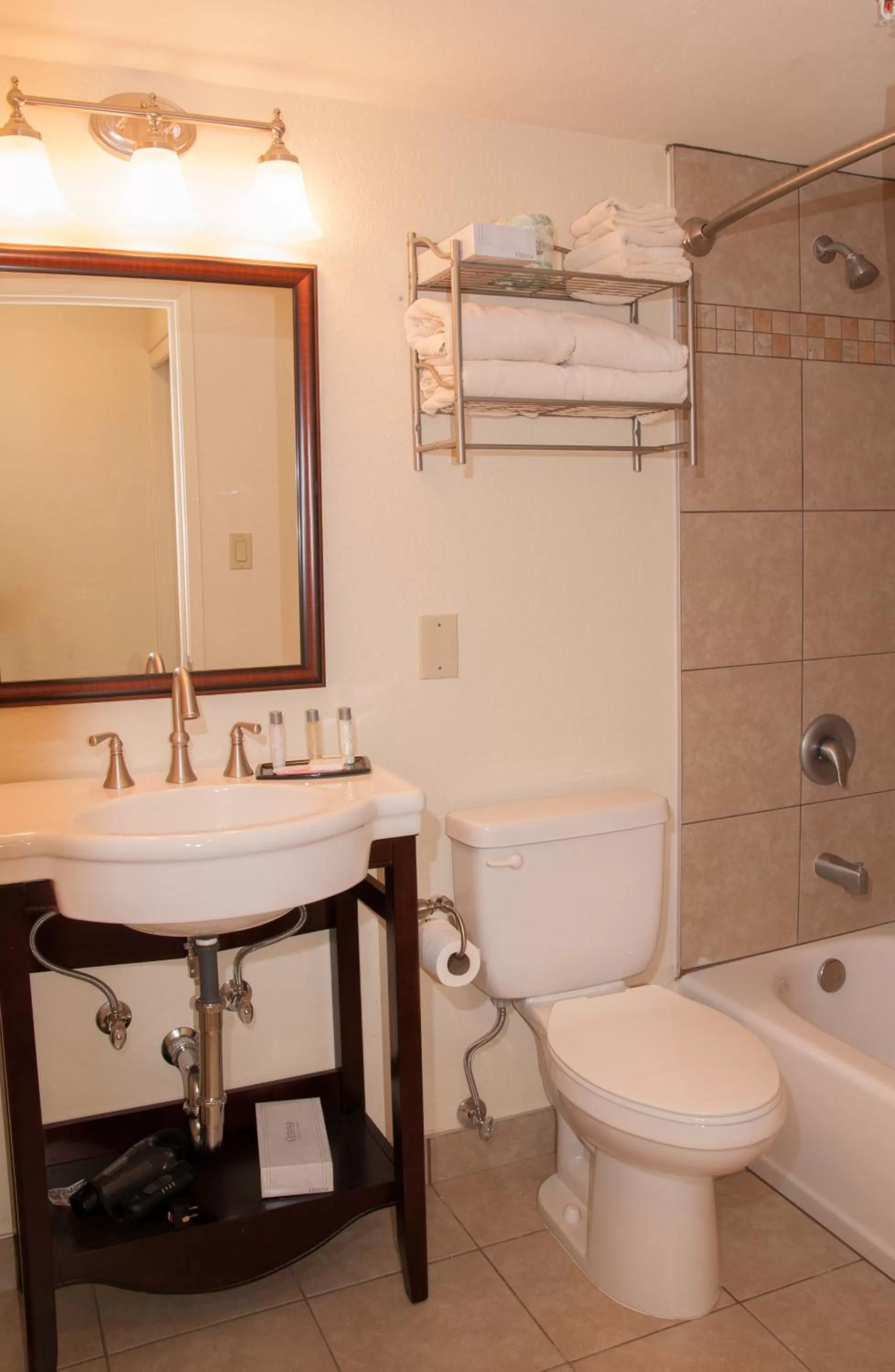 Bathroom in Ramada by Wyndham Elko Hotel at Stockmen's Casino